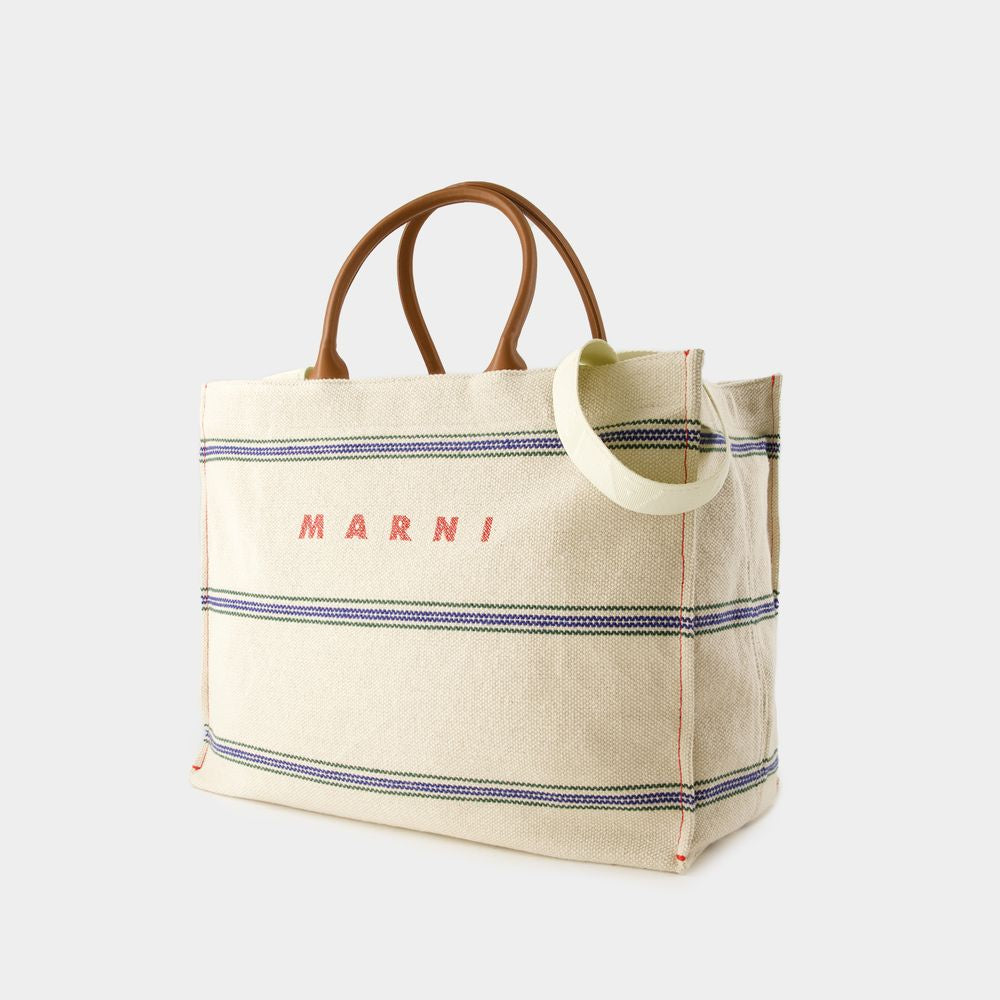 MARNI Unisex Mini Shopper Handbag