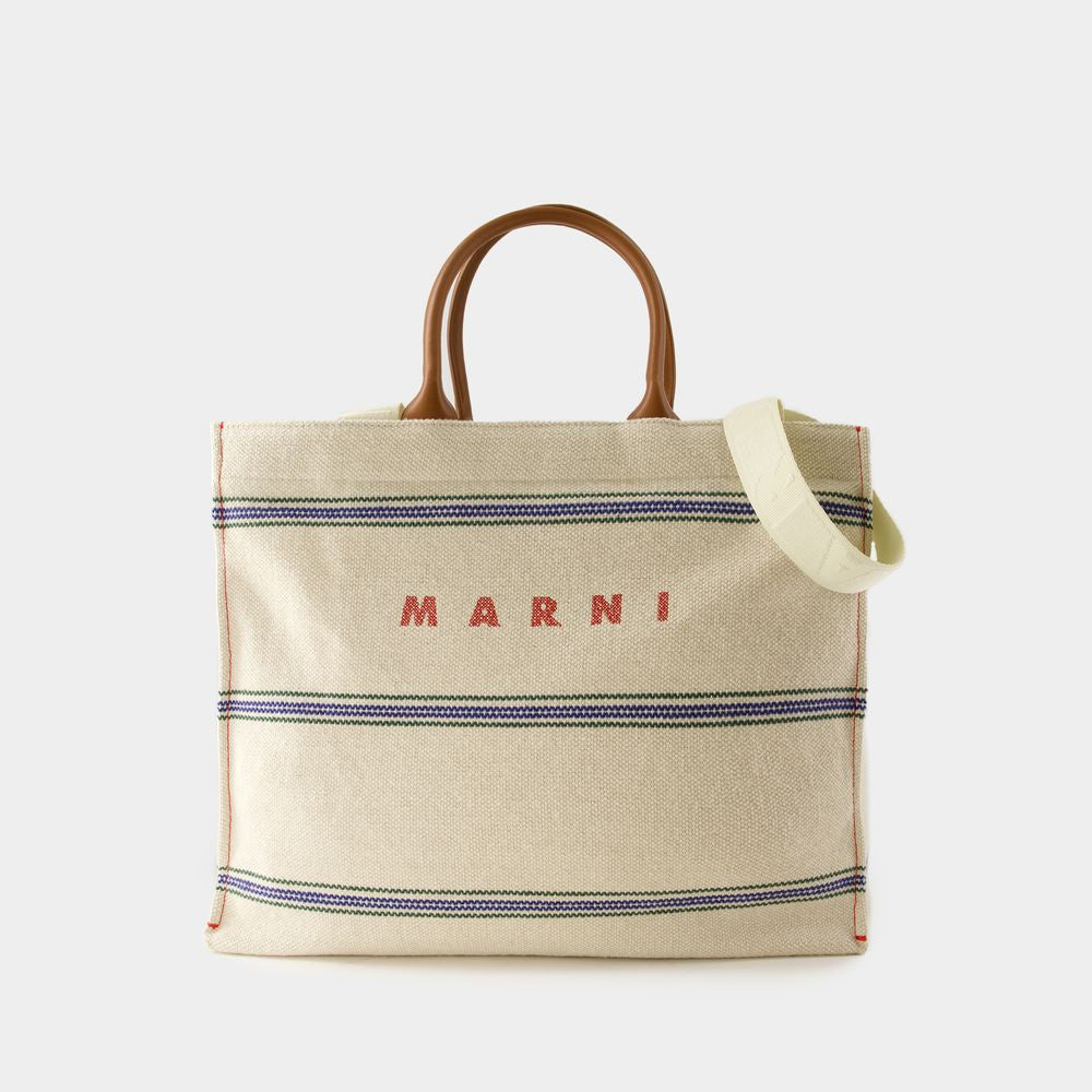 MARNI Unisex Mini Shopper Handbag