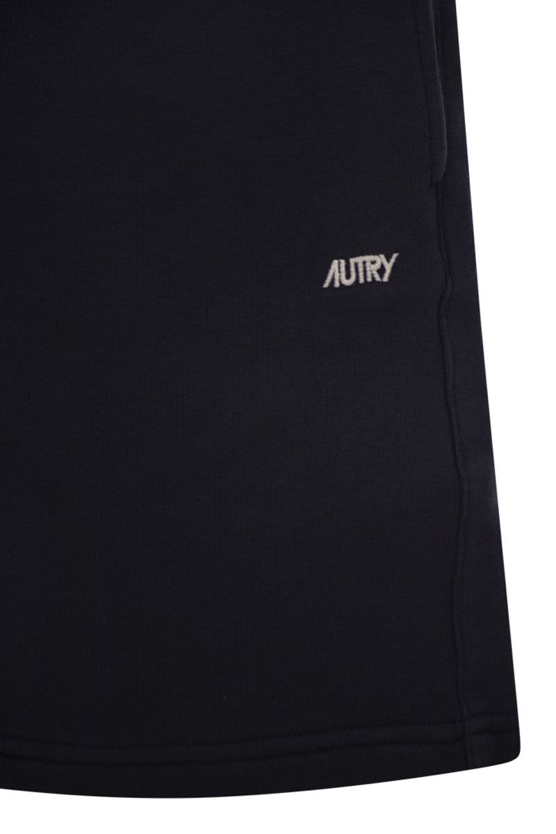 AUTRY High-Waisted Bermuda Shorts with Logo
