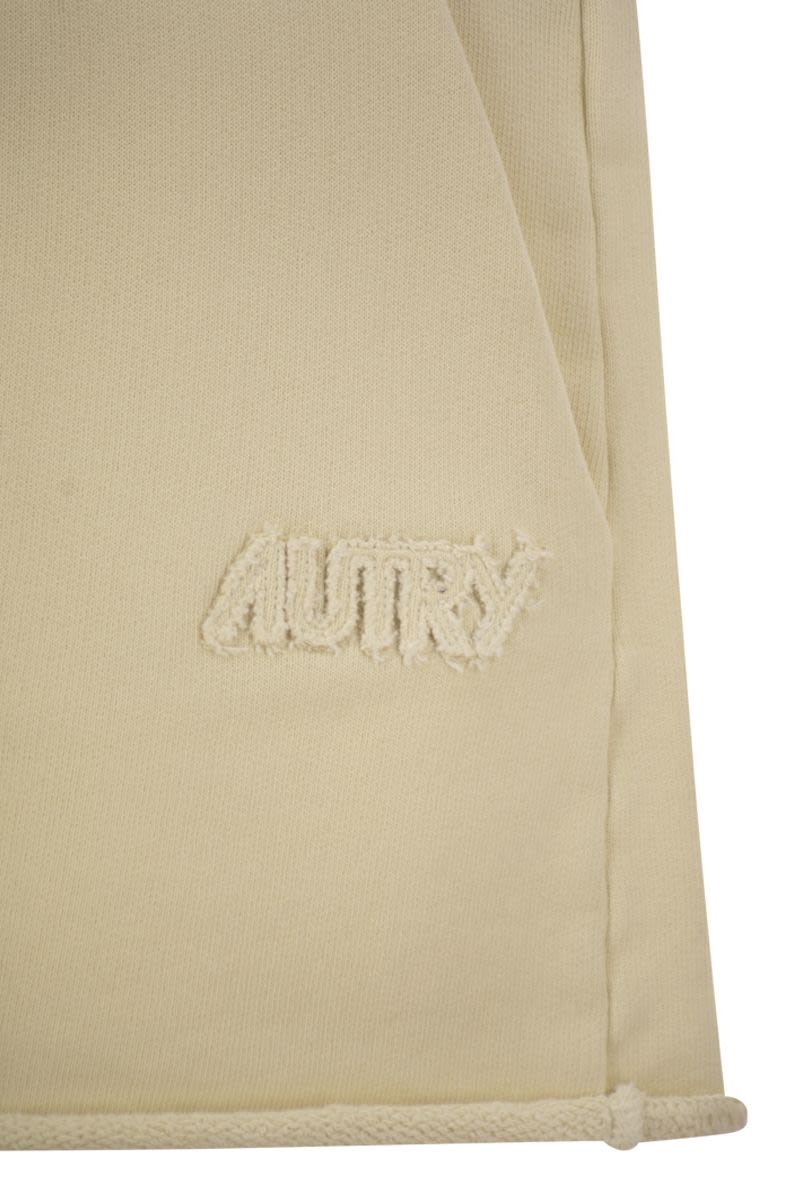AUTRY Compact Cotton High-Waisted Jogging Shorts