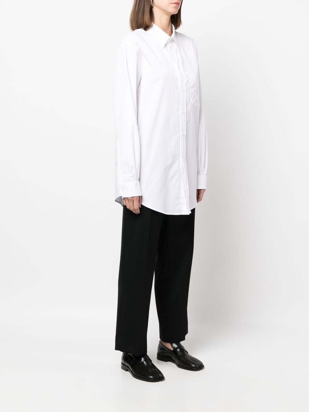 MAISON MARGIELA Classic Poplin Shirt for Women - FW24 Collection