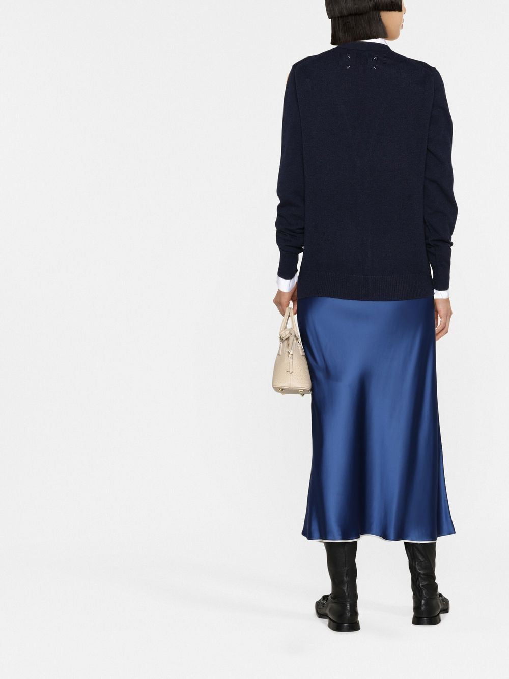 MAISON MARGIELA Buttoned Knit Cardigan