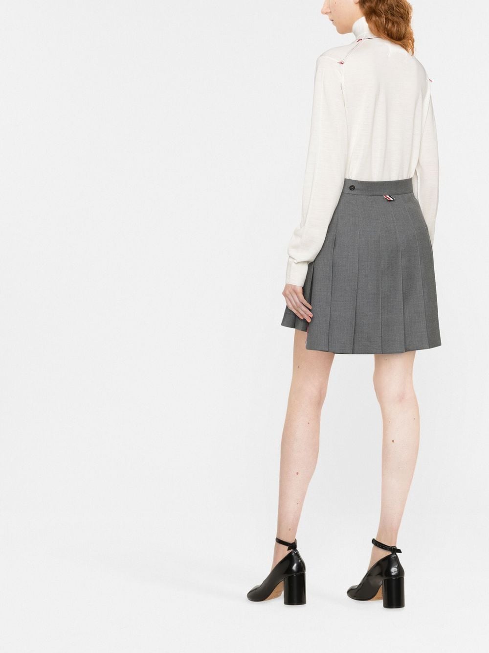 MAISON MARGIELA Ribbed Turtleneck Wool Sweater for Women