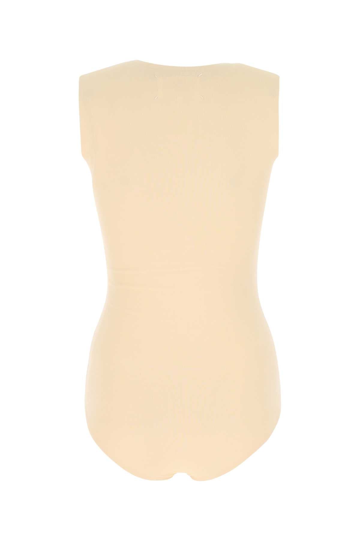 MAISON MARGIELA Stretch Viscose Bodysuit for Women - SS23 Collection