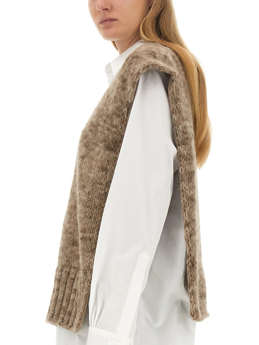 MAISON MARGIELA Oversized Knit Vest - Size S