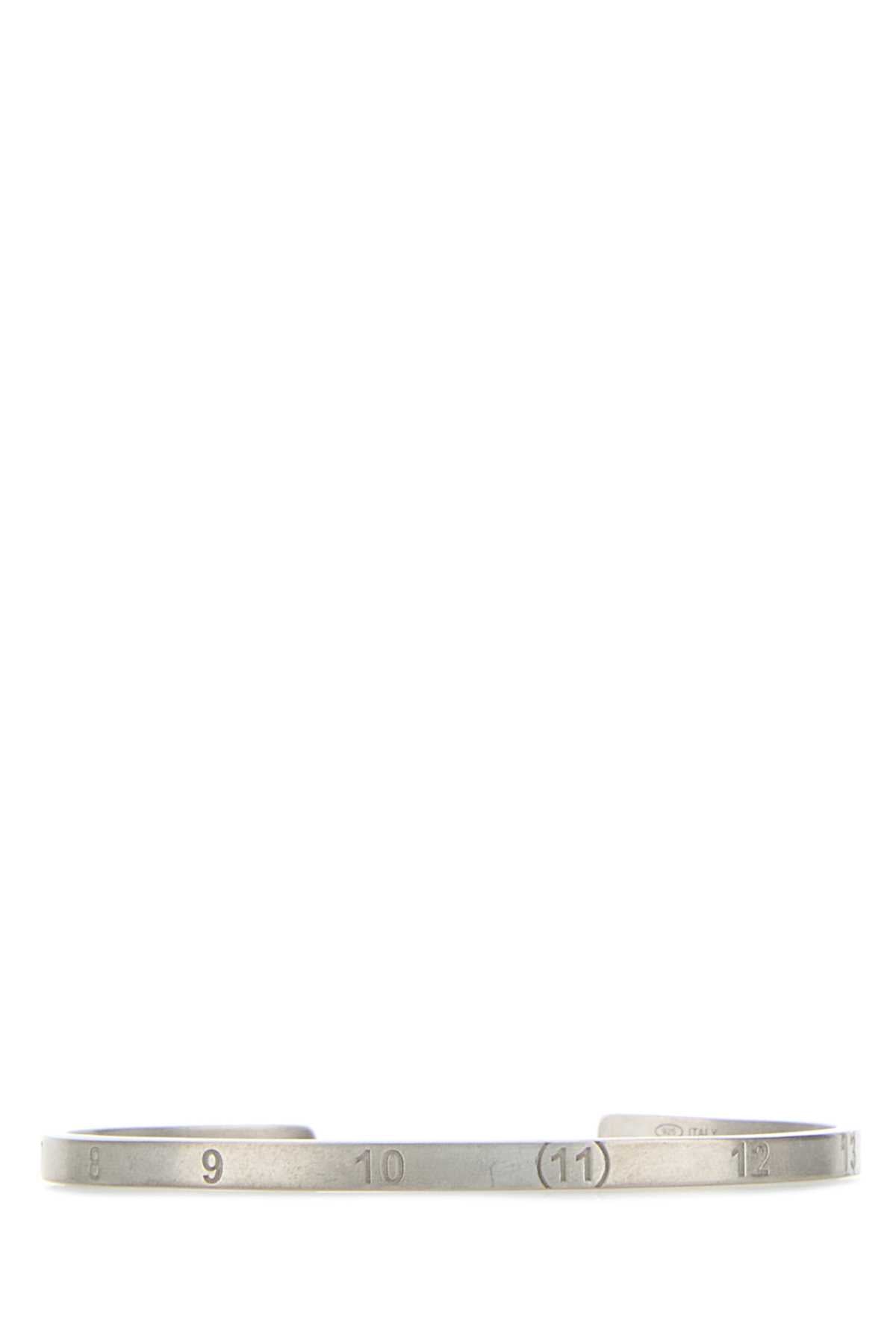 MAISON MARGIELA Elegant 4mm Silver Cuff Bracelet