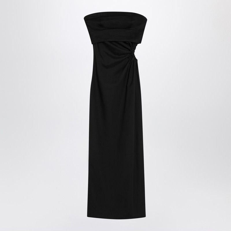 MAX MARA Elegant Bustier Dress in Wool Blend