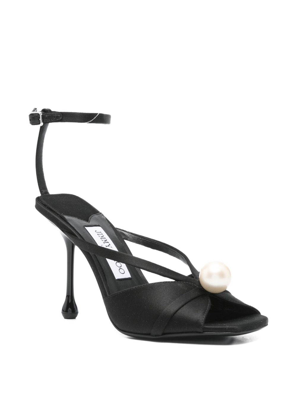 JIMMY CHOO Siva 95 Mini Satin Sandals