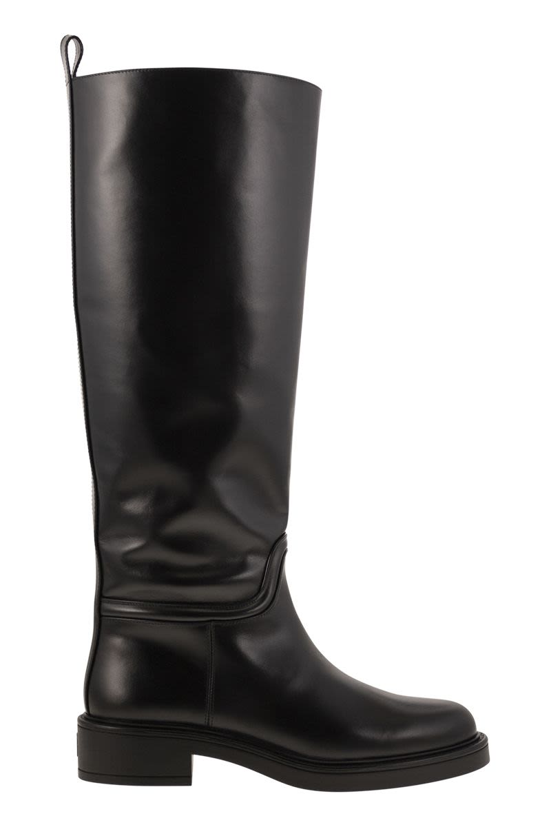 STUART WEITZMAN Celia Lightweight Leather Boot - 40mm Heel