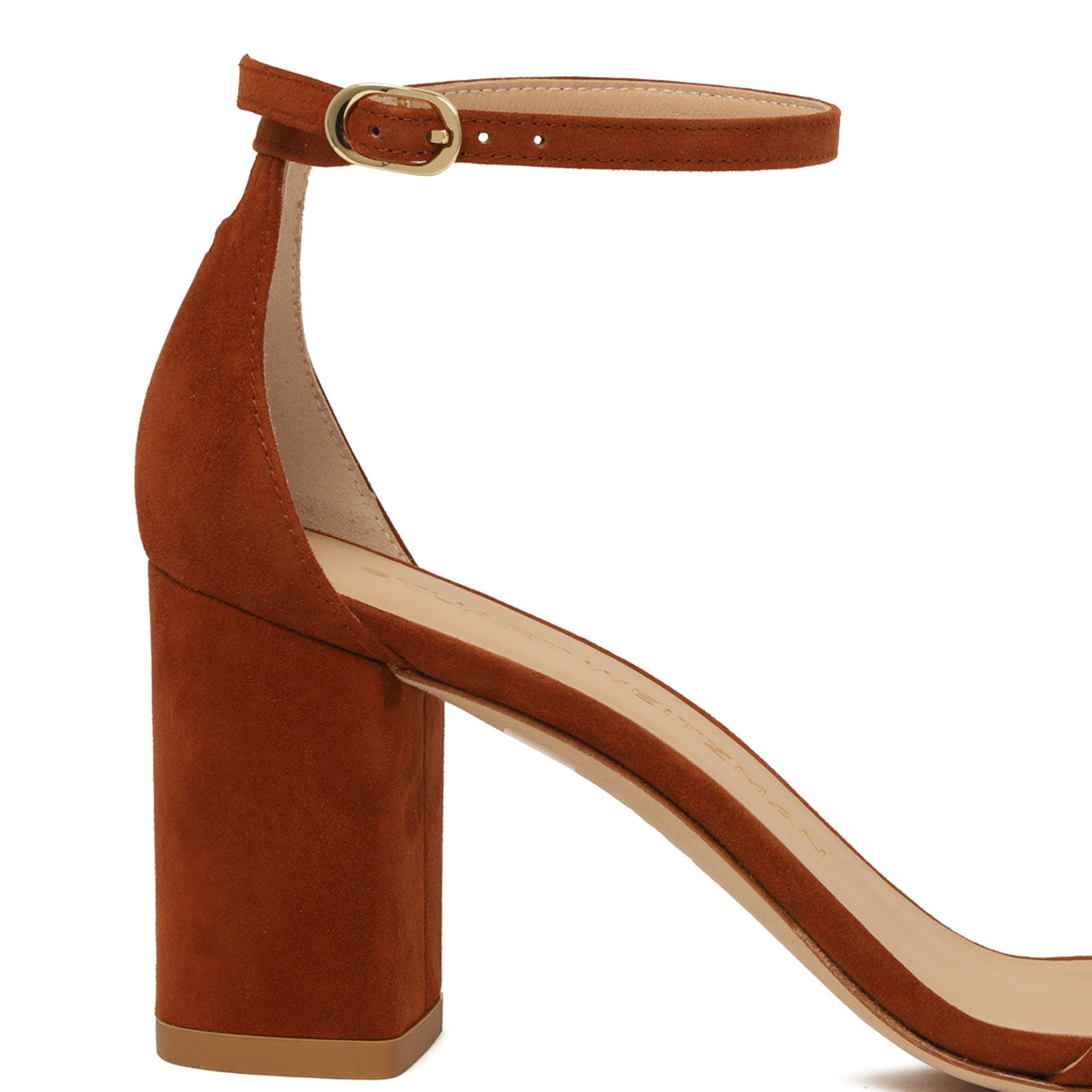 STUART WEITZMAN Luxe Saddle Leather Mini Sandals