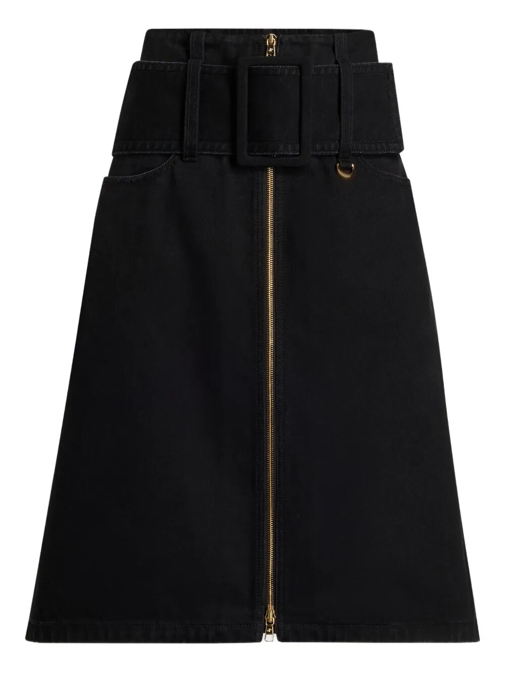PATOU Zipped Midi Belted Skirt for Women
