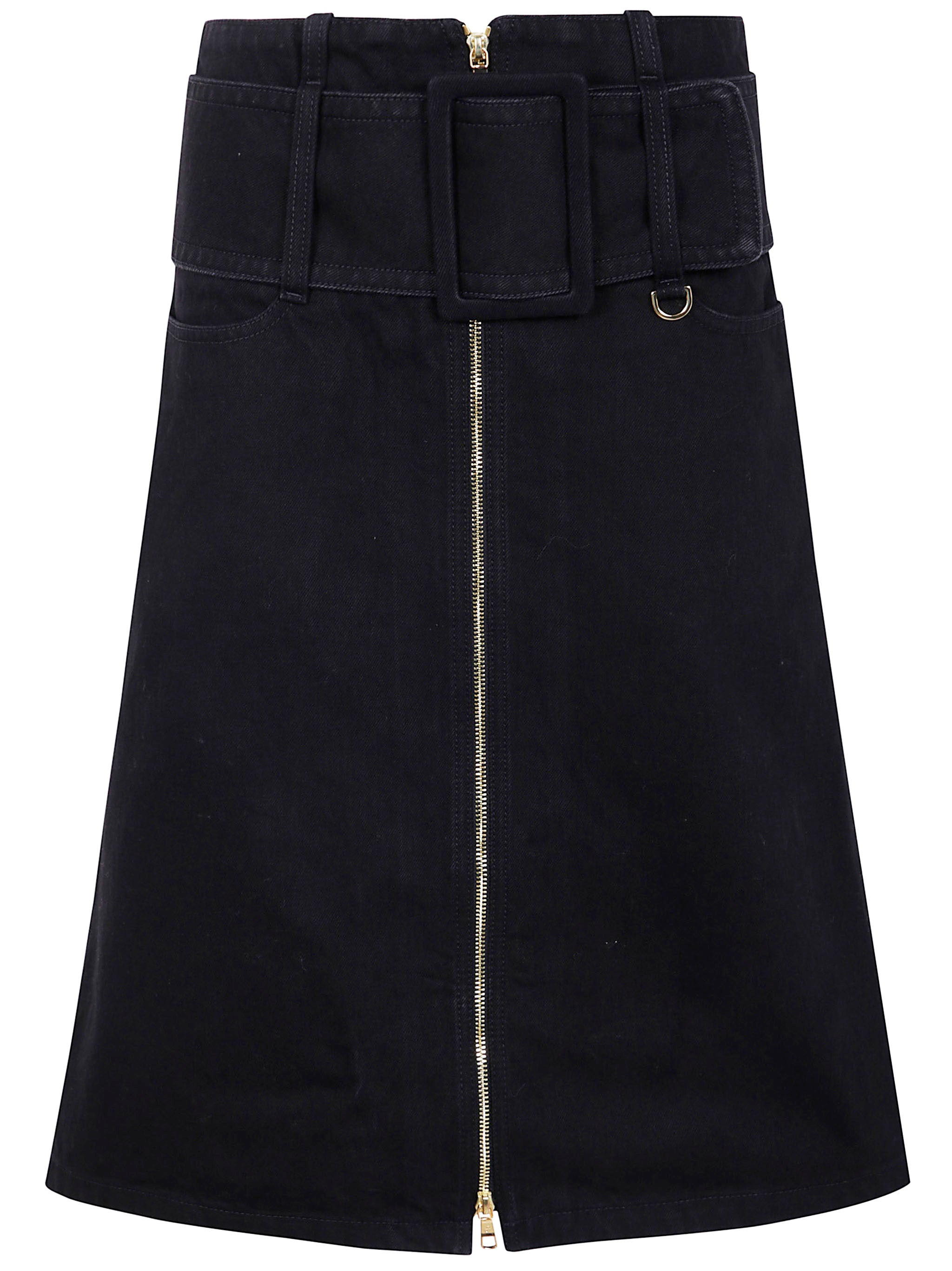 PATOU Zipped Midi Belted Skirt for Women