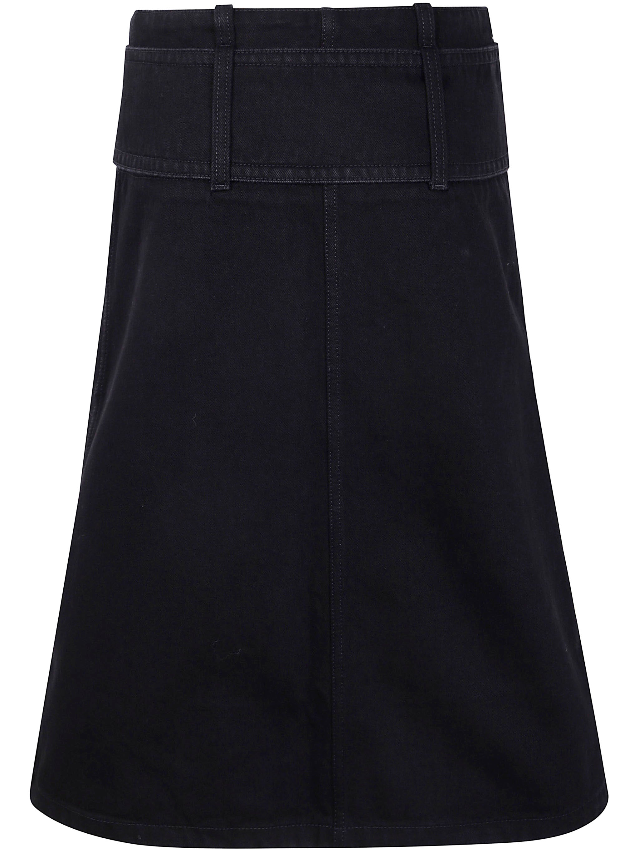 PATOU Zipped Midi Belted Skirt for Women