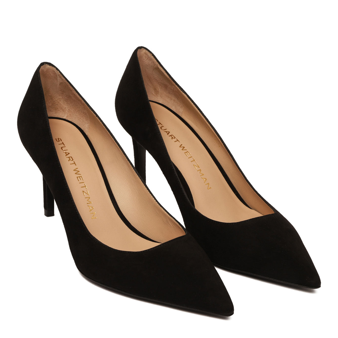 STUART WEITZMAN Goat Leather Heeled Pumps for Women