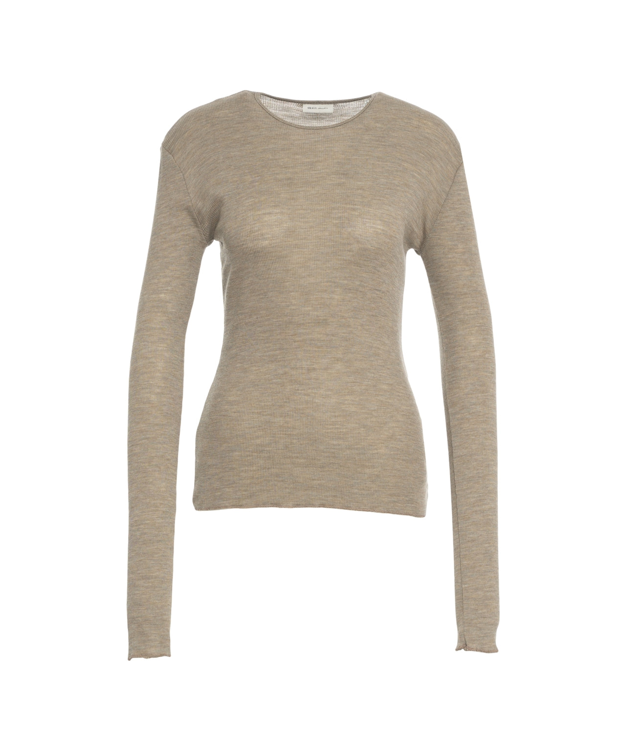 SKALL STUDIO Ribbed Knit Top 'Amy' for Women - Slim Fit
