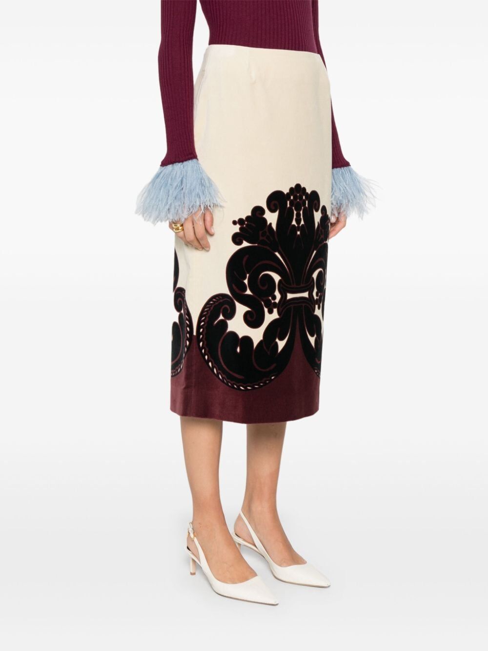 LA DOUBLE J Chic Pencil Skirt for Women - FW24 Collection