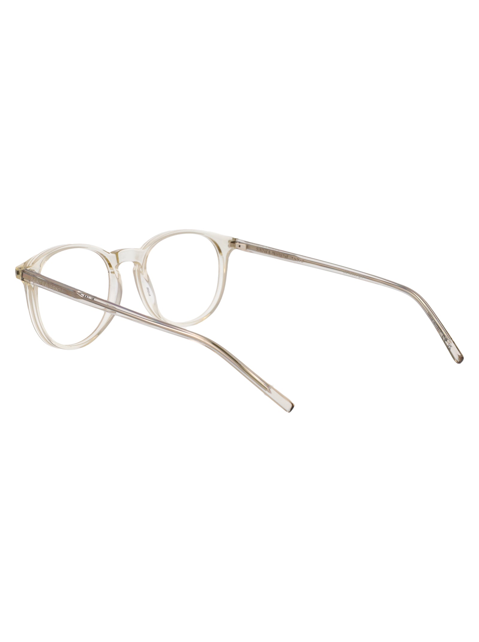 SAINT LAURENT Transparent Recycled Acetate Optical Glasses