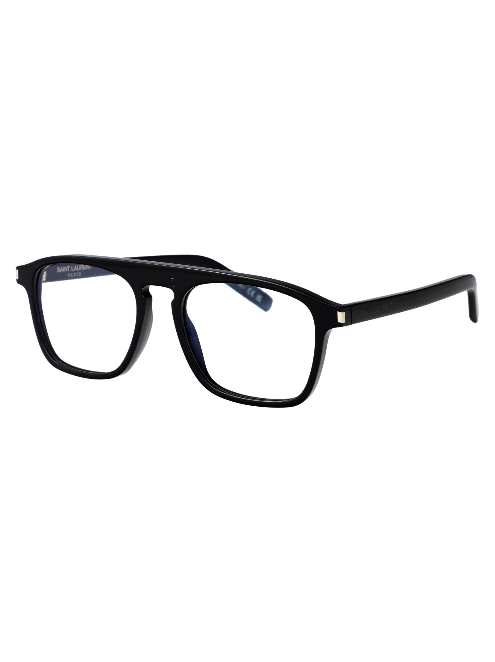 SAINT LAURENT Stylish Transparent Acetate Glasses for Men