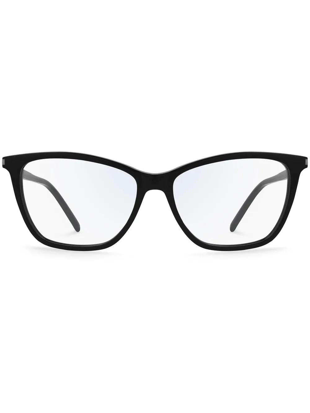 SAINT LAURENT Transparent Acetate Optical Glasses for Women