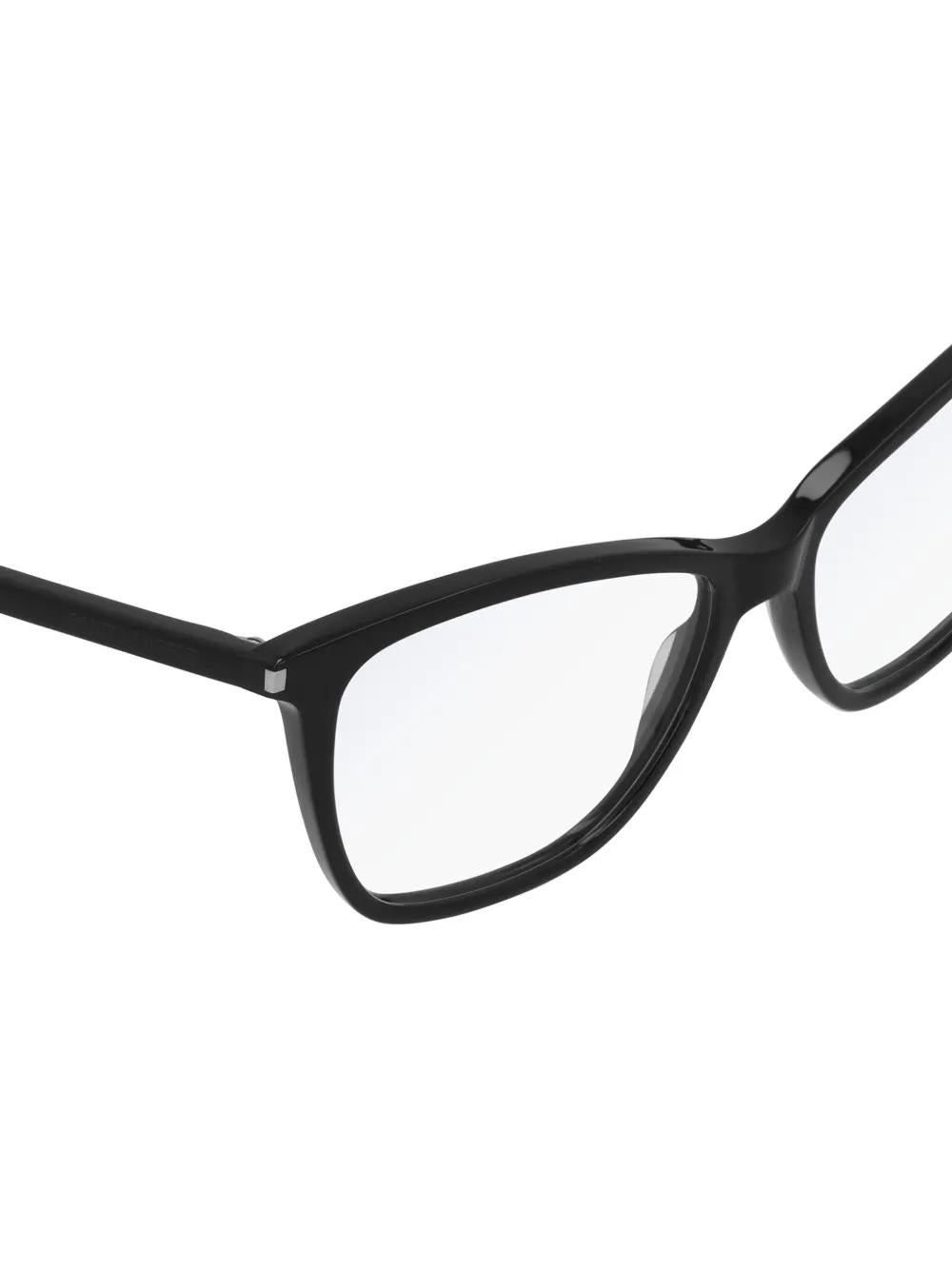 SAINT LAURENT Transparent Acetate Optical Glasses for Women
