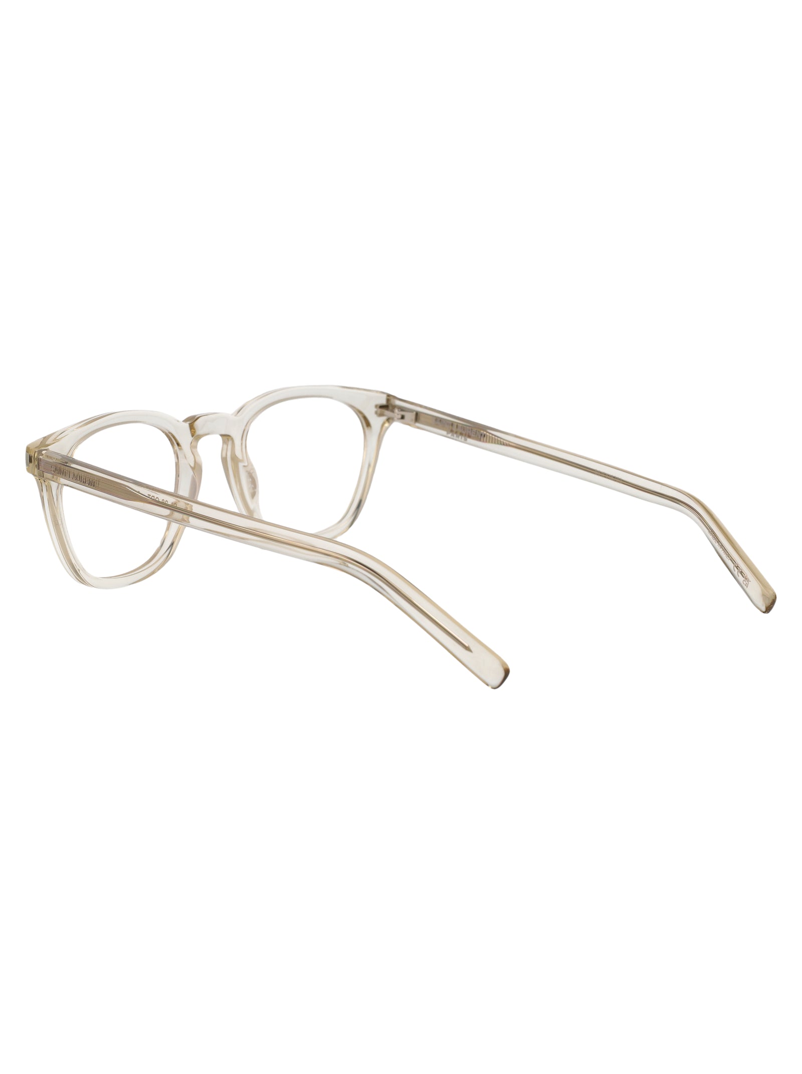 SAINT LAURENT Transparent Recycled Acetate Optical Glasses