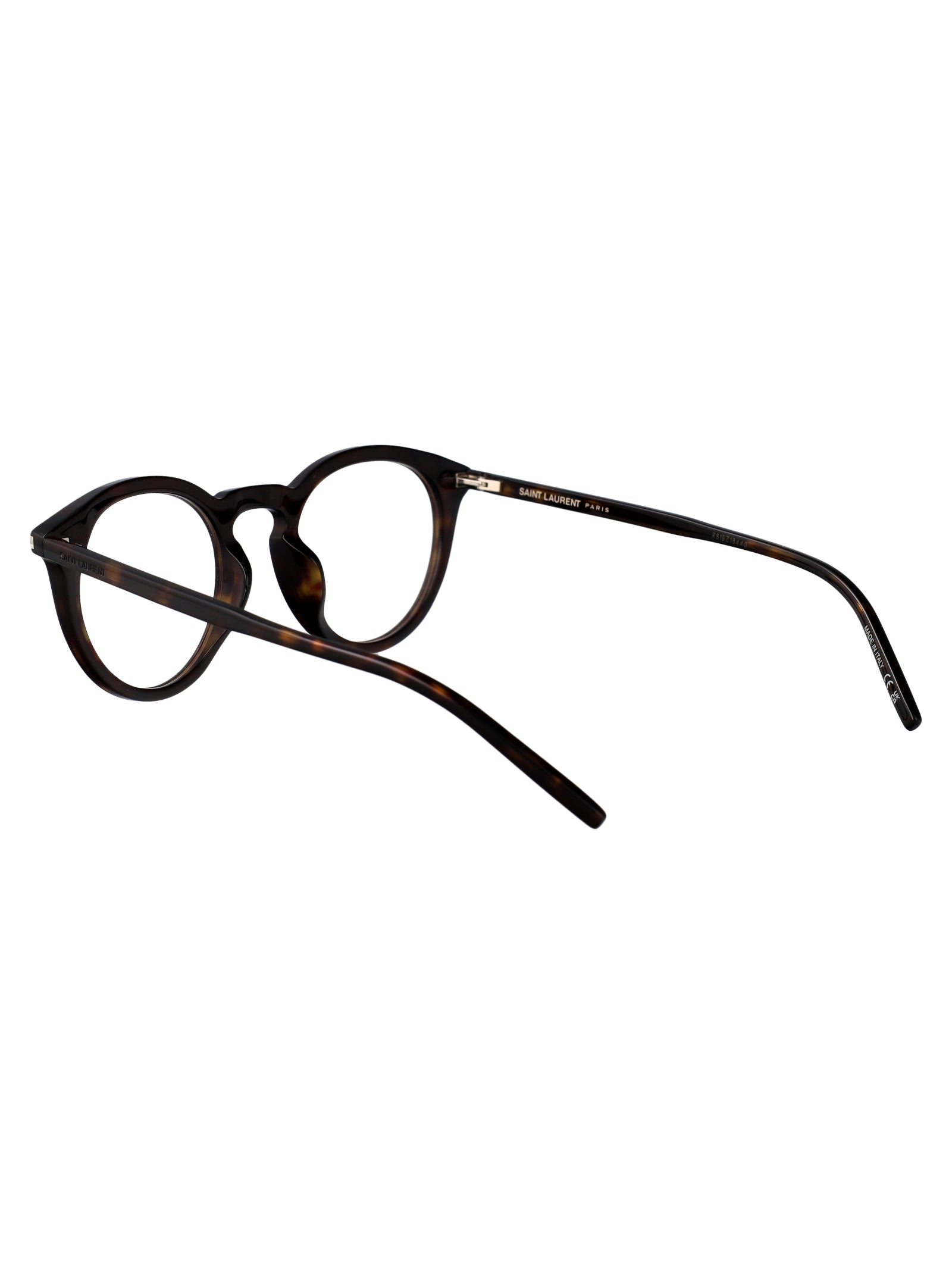 SAINT LAURENT Transparent Recycled Acetate Optical Glasses