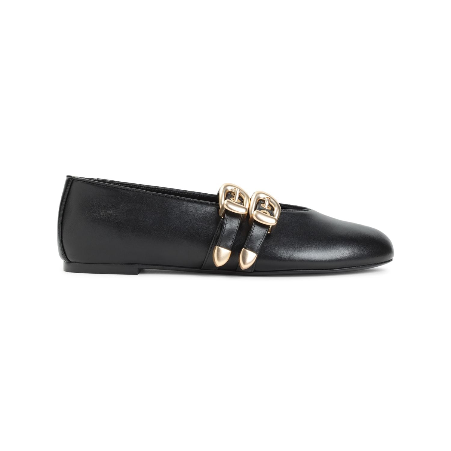 STUART WEITZMAN Maven Ballerina Leather Flats for Women