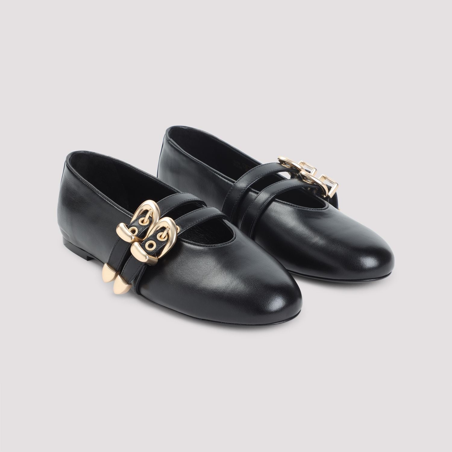 STUART WEITZMAN Maven Ballerina Leather Flats for Women