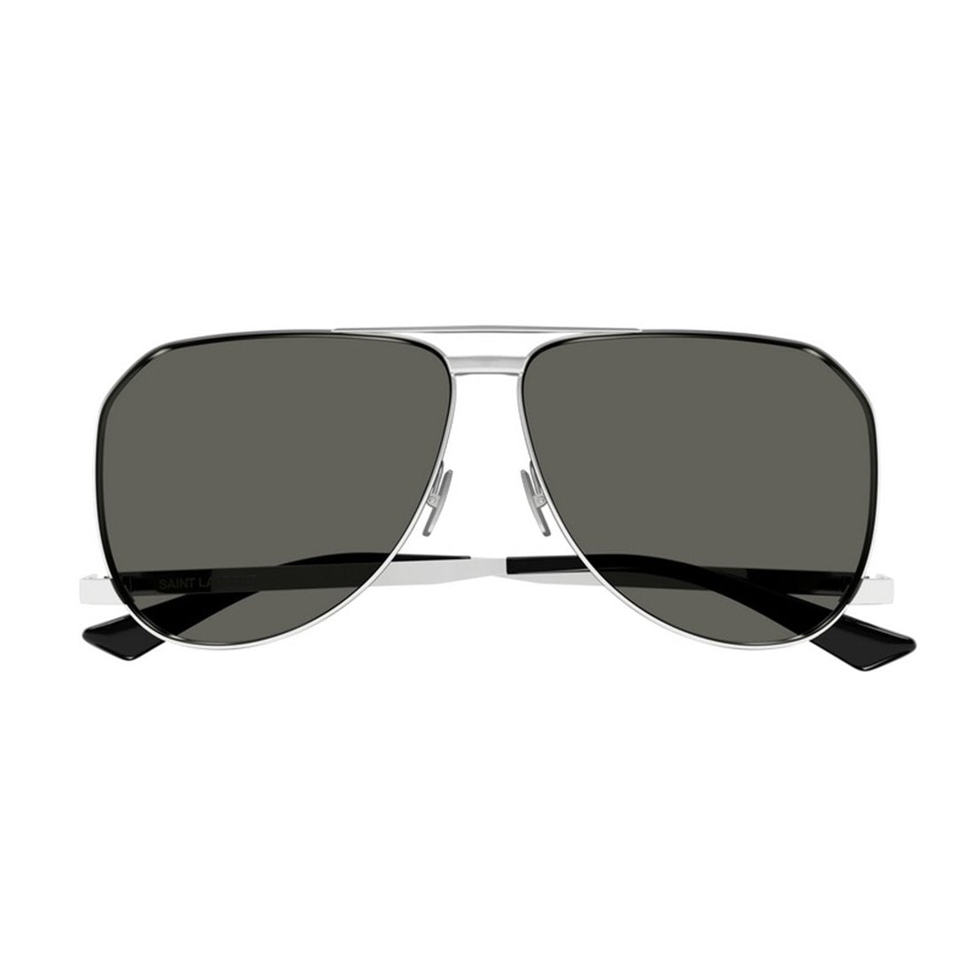 SAINT LAURENT Metallic Silver Sunglasses