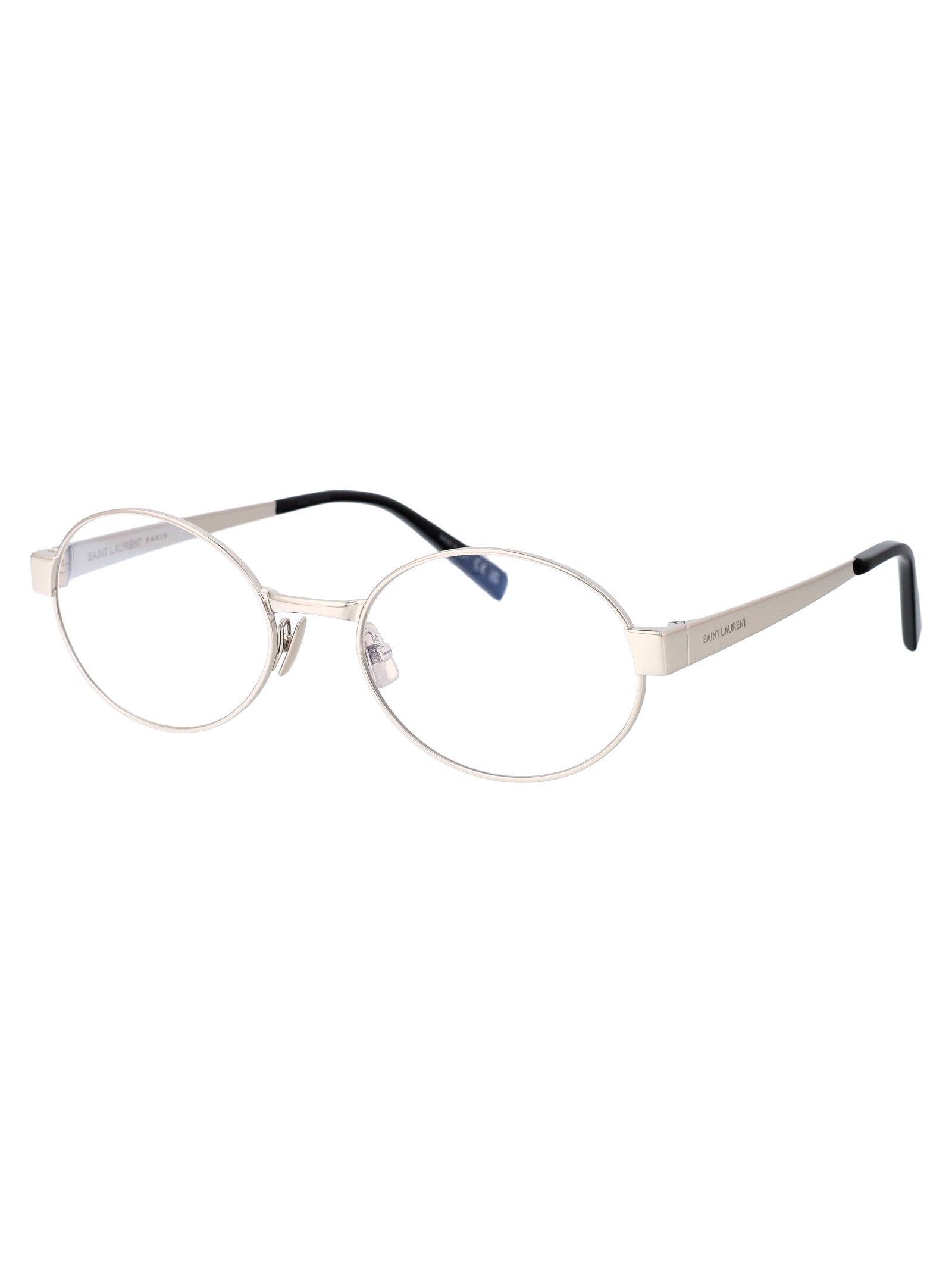 SAINT LAURENT Transparent Metal Optical Glasses for Women - SS25