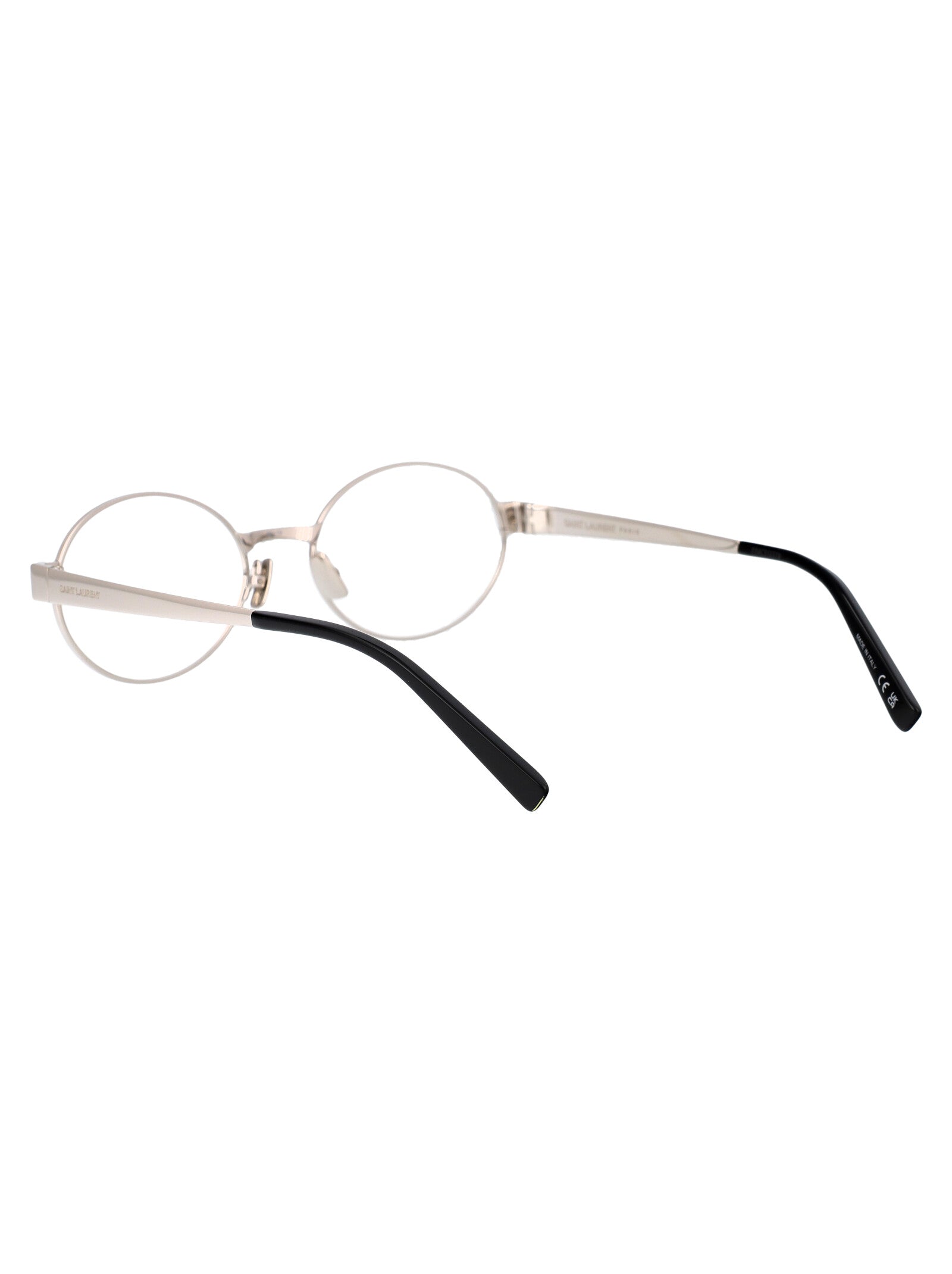 SAINT LAURENT Transparent Metal Optical Glasses for Women - SS25
