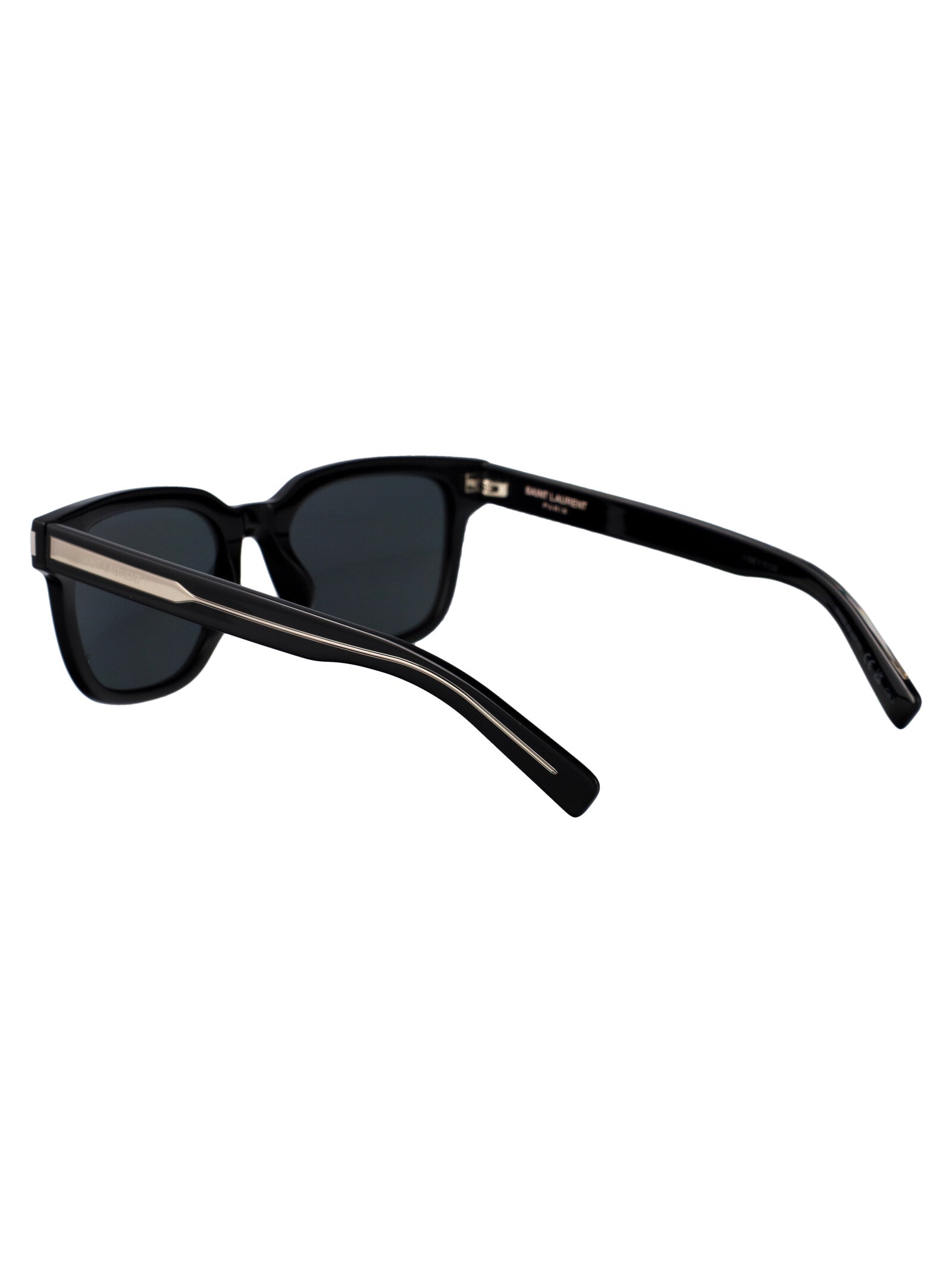 SAINT LAURENT Crystal-Detail Men's Sunglasses