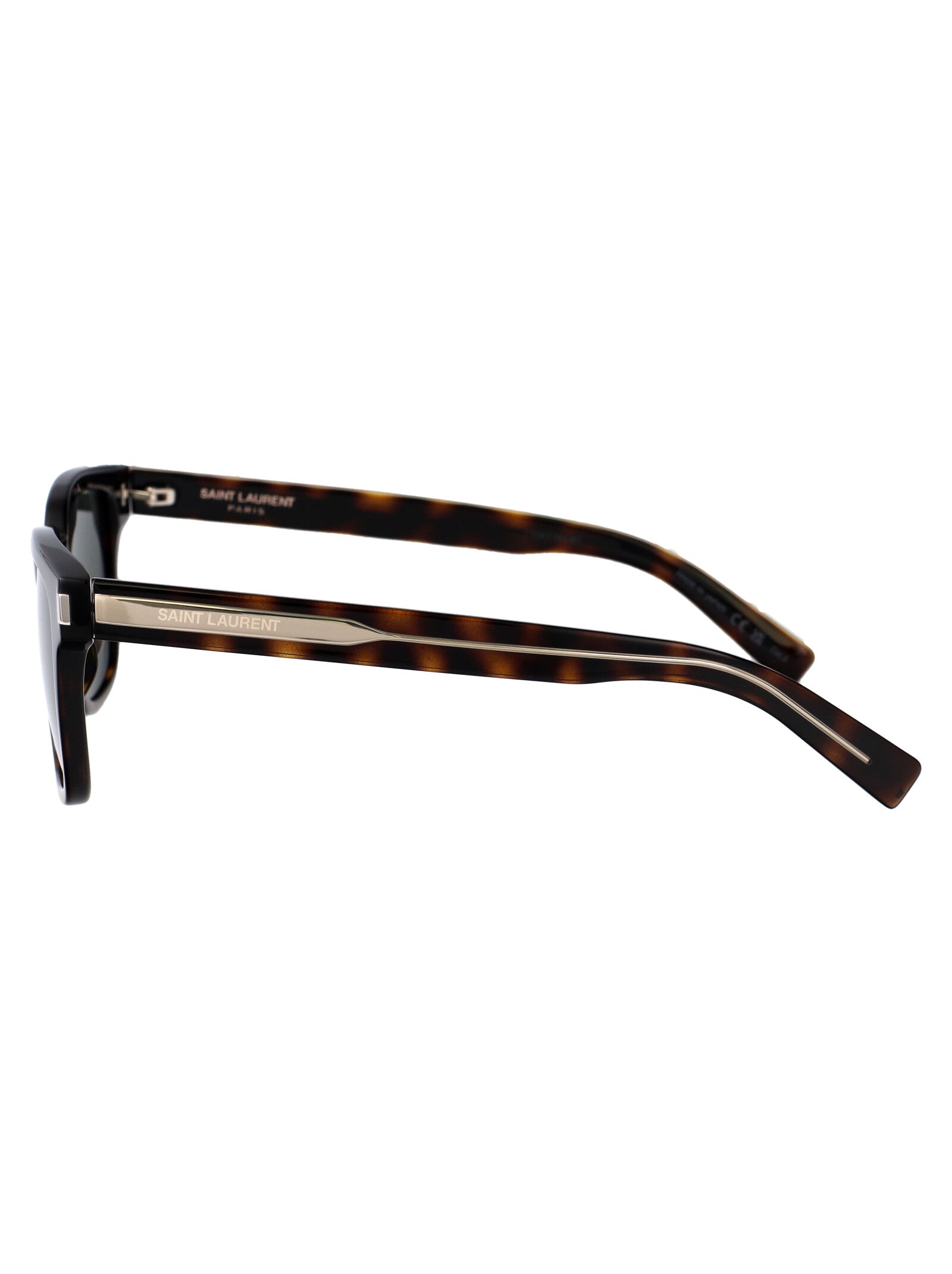SAINT LAURENT Resin Havana Sunglasses