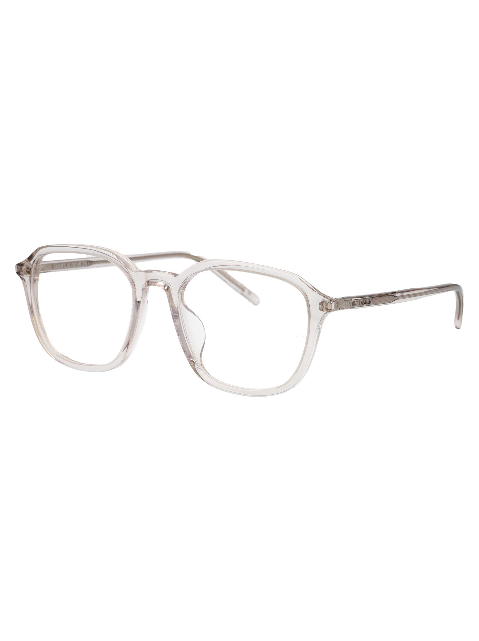 SAINT LAURENT Transparent Acetate Glasses for All Seasons