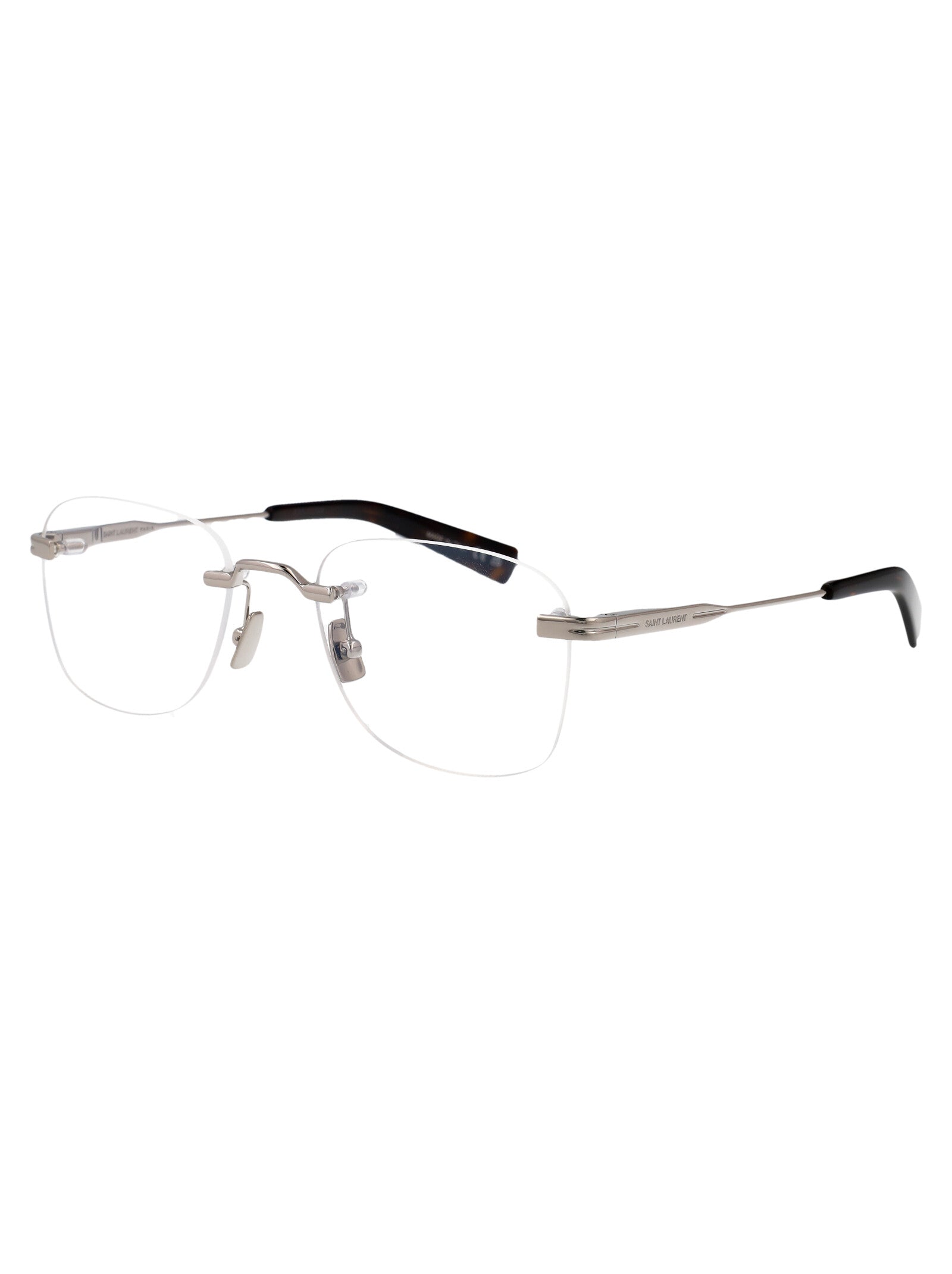 SAINT LAURENT Transparent Metal Glasses Unisex SL 744