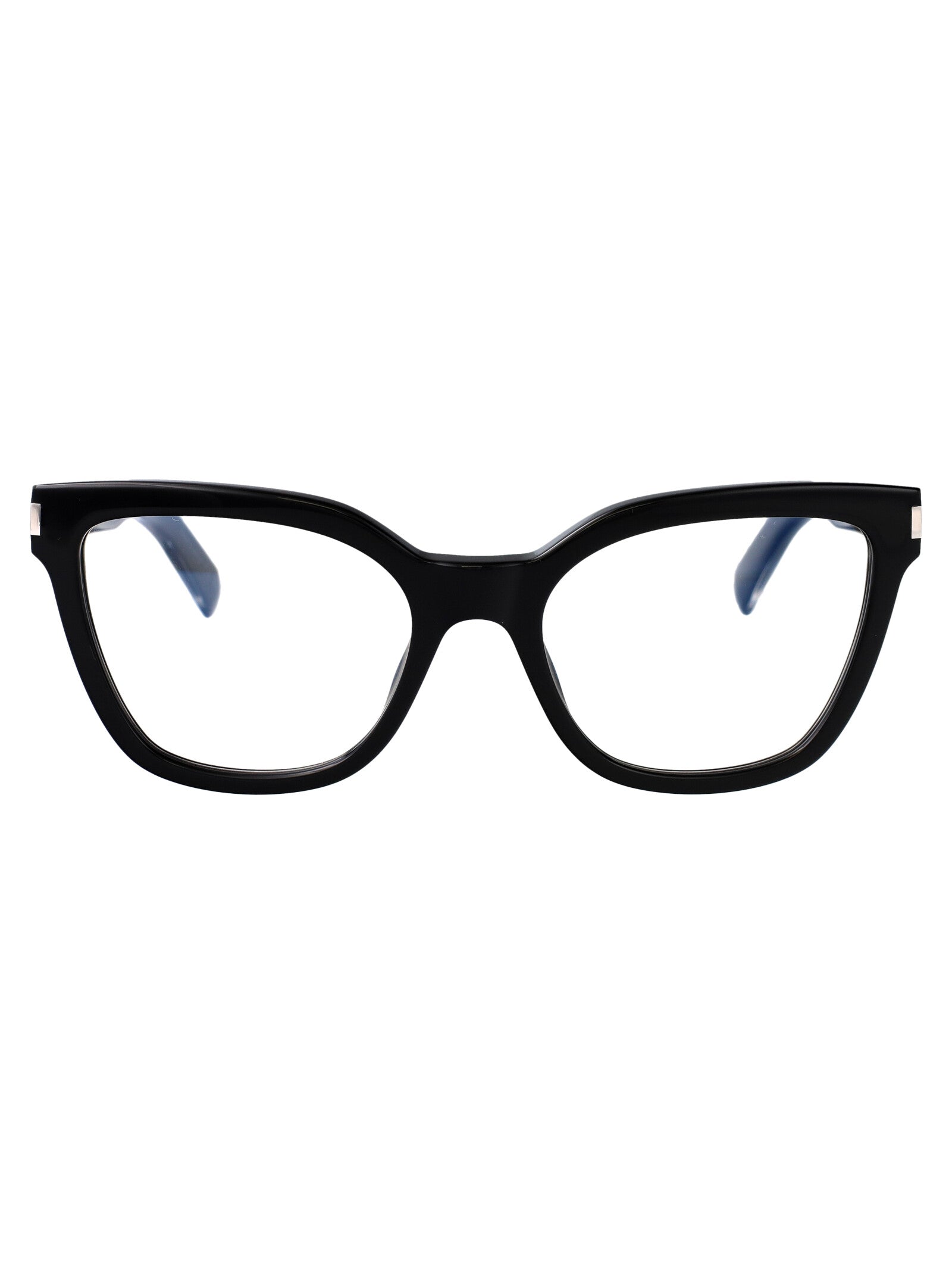 SAINT LAURENT Transparent Crystal Frame Optical Glasses for Women
