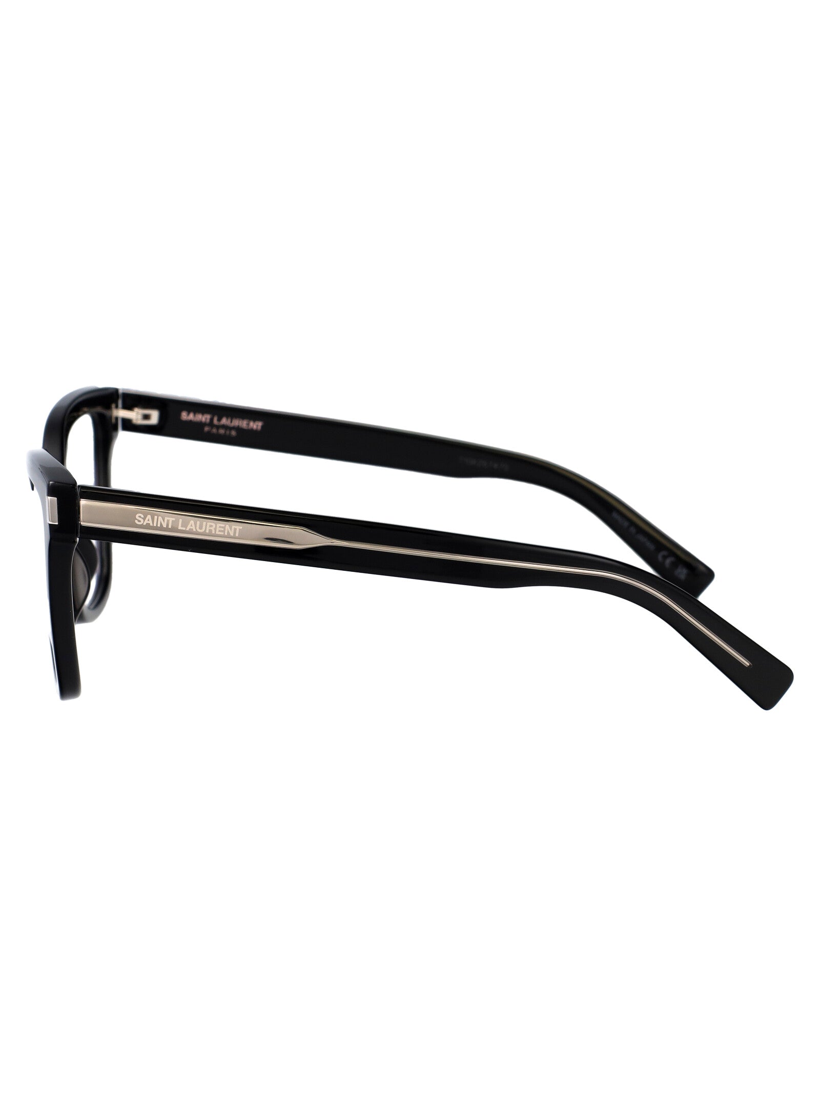 SAINT LAURENT Transparent Crystal Frame Optical Glasses for Women