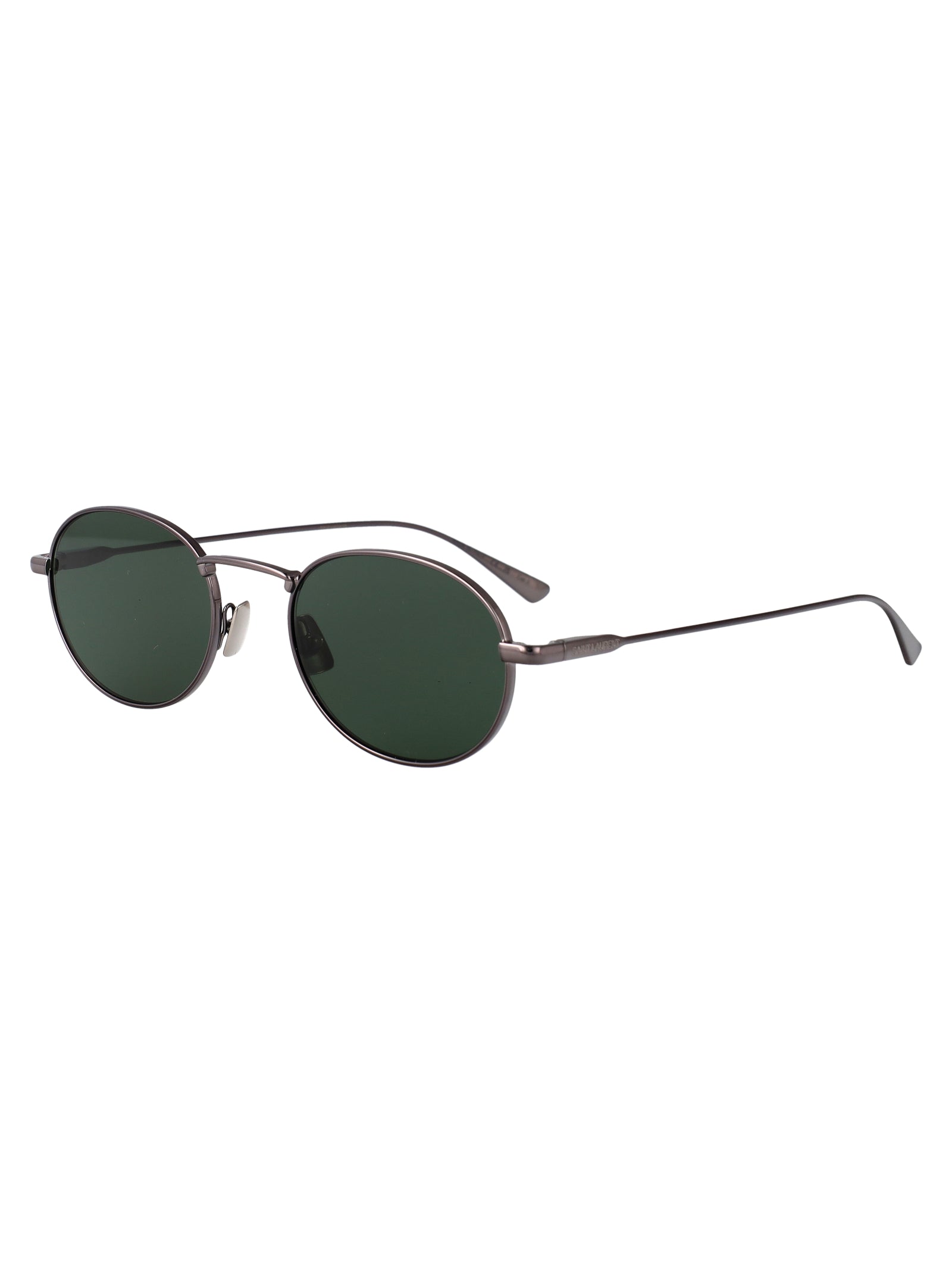 SAINT LAURENT Ruthenium Metal Mini Sunglasses for Women