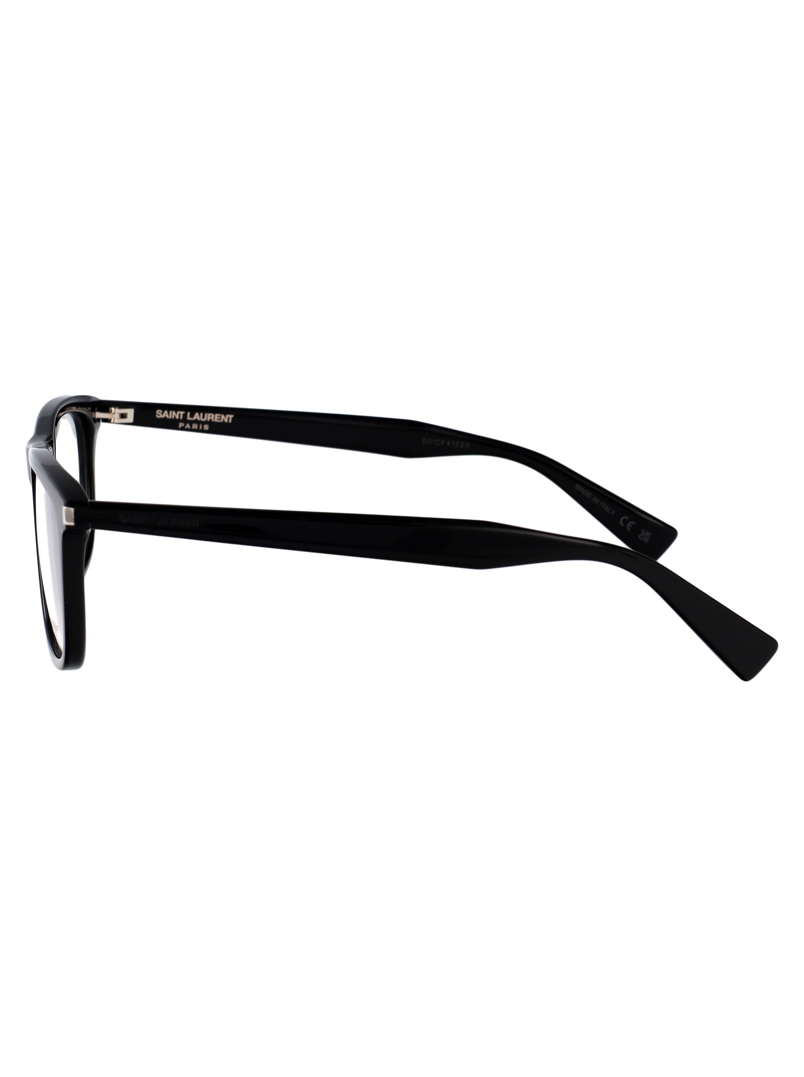SAINT LAURENT Transparent Recycled Acetate Glasses