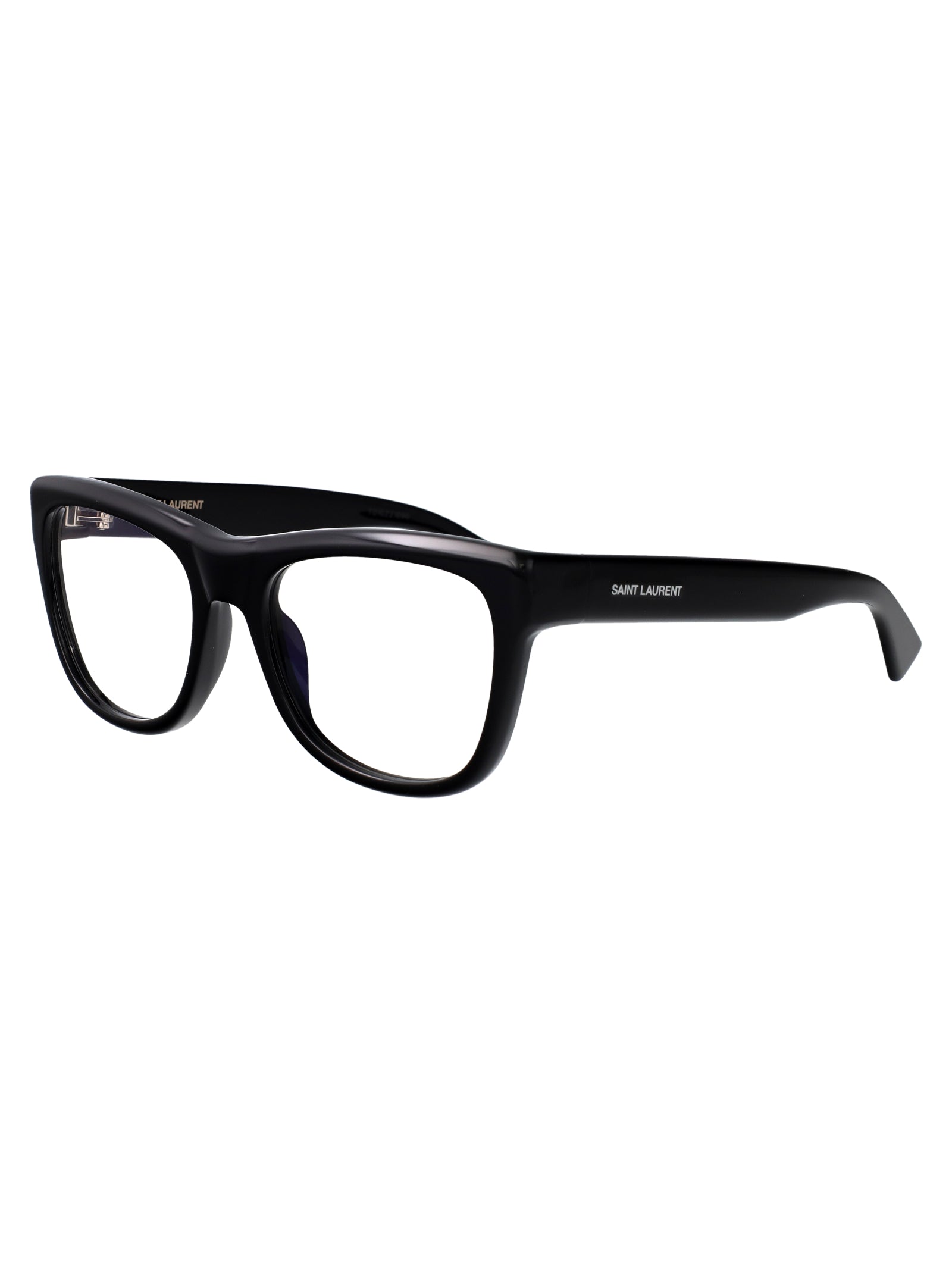 SAINT LAURENT Transparent Recycled Acetate Glasses for Women