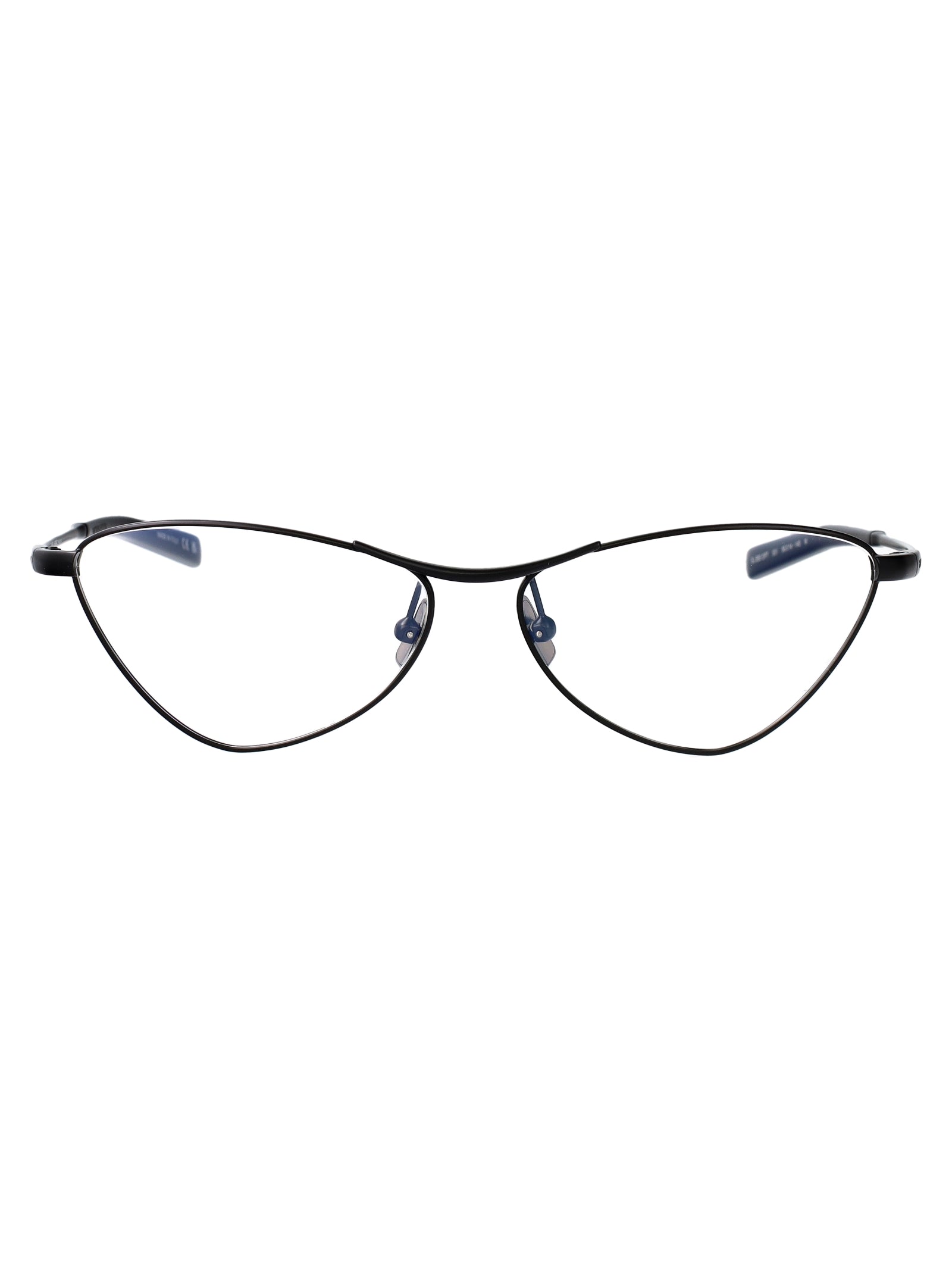 SAINT LAURENT Chic Transparent Metal Optical Glasses for Women