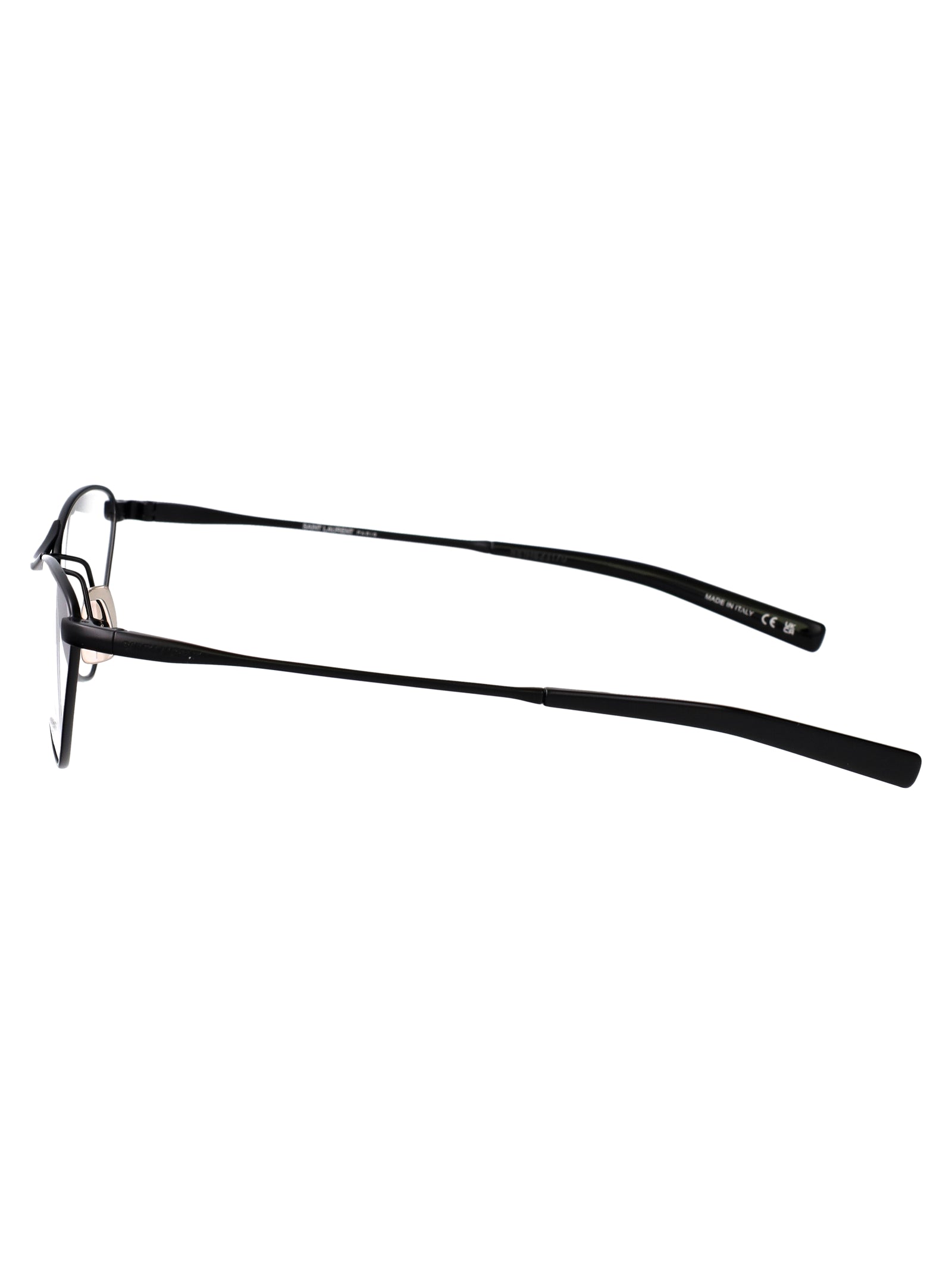 SAINT LAURENT Chic Transparent Metal Optical Glasses for Women