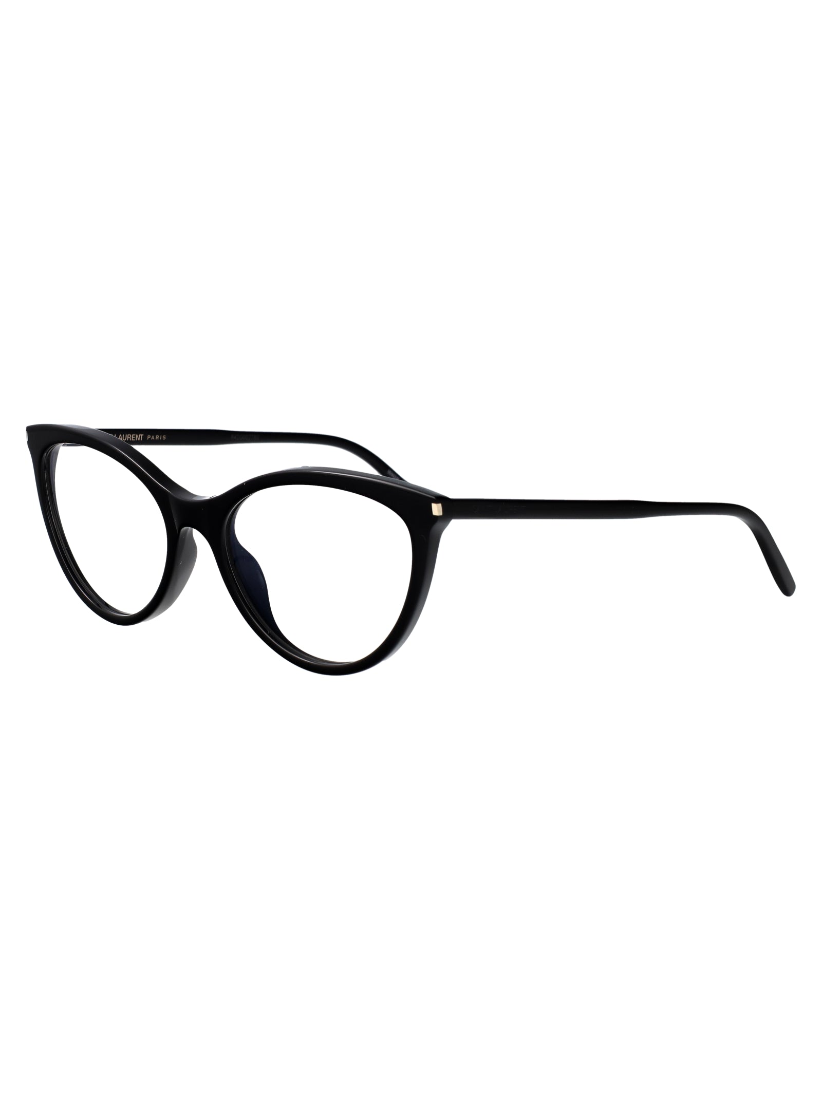 SAINT LAURENT Chic Transparent Recycled Acetate Optical Glasses