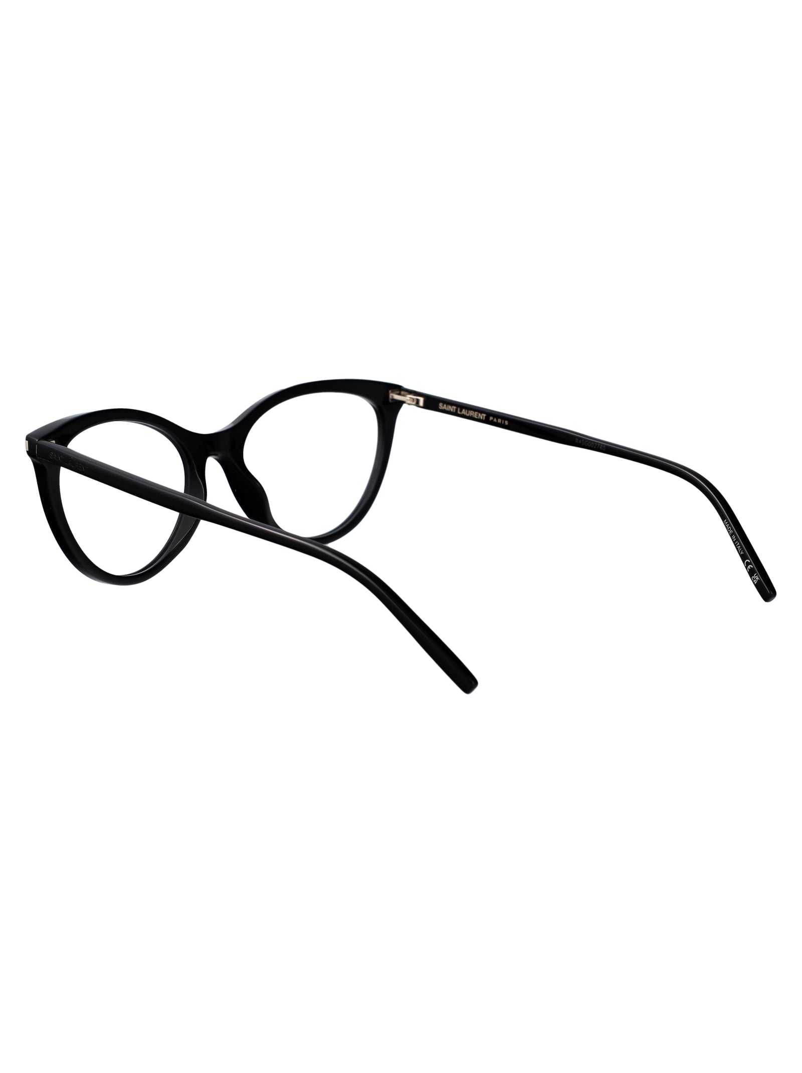 SAINT LAURENT Chic Transparent Recycled Acetate Optical Glasses