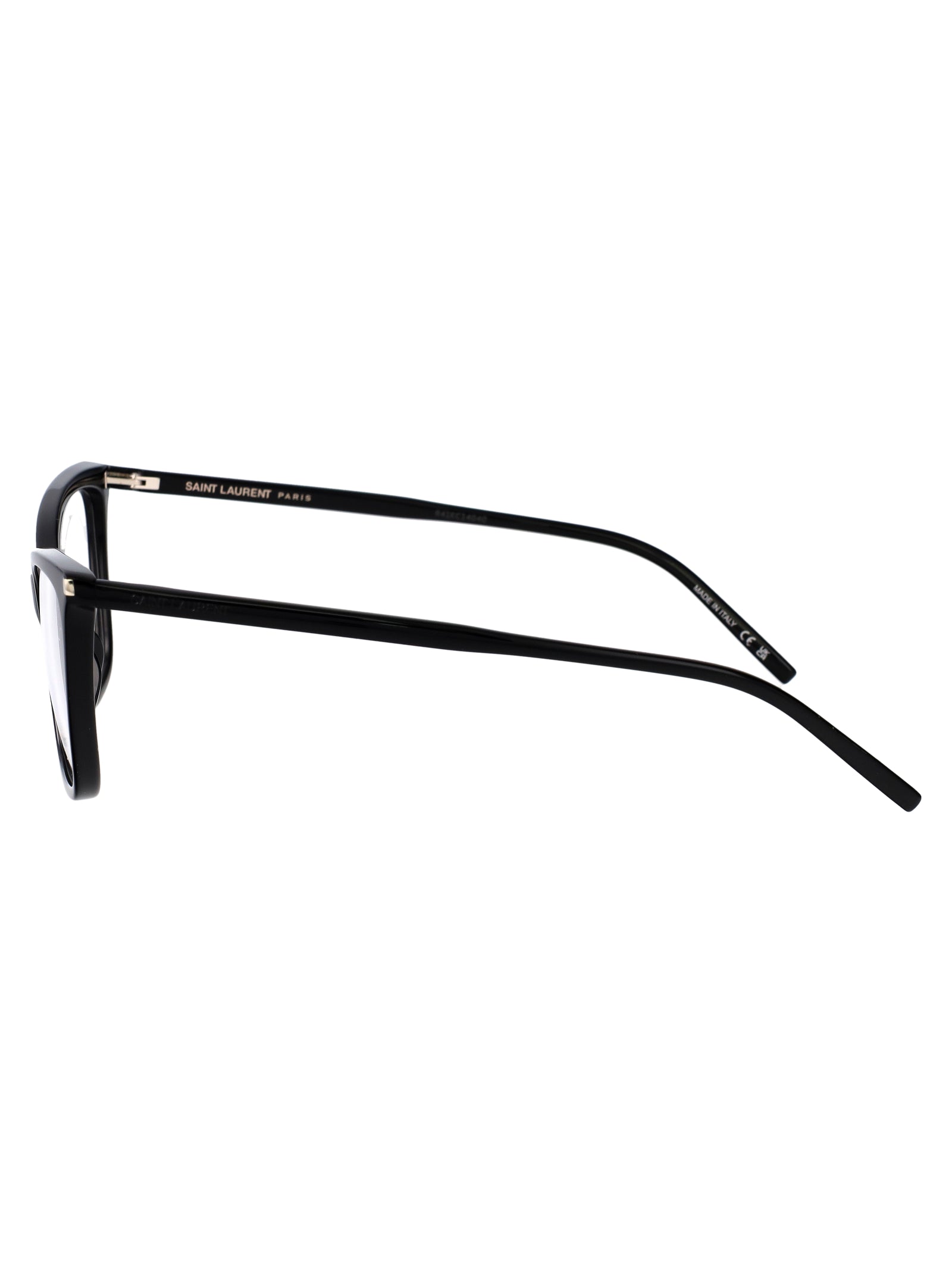 SAINT LAURENT Sophisticated Transparent Acetate Optical Glasses for Women