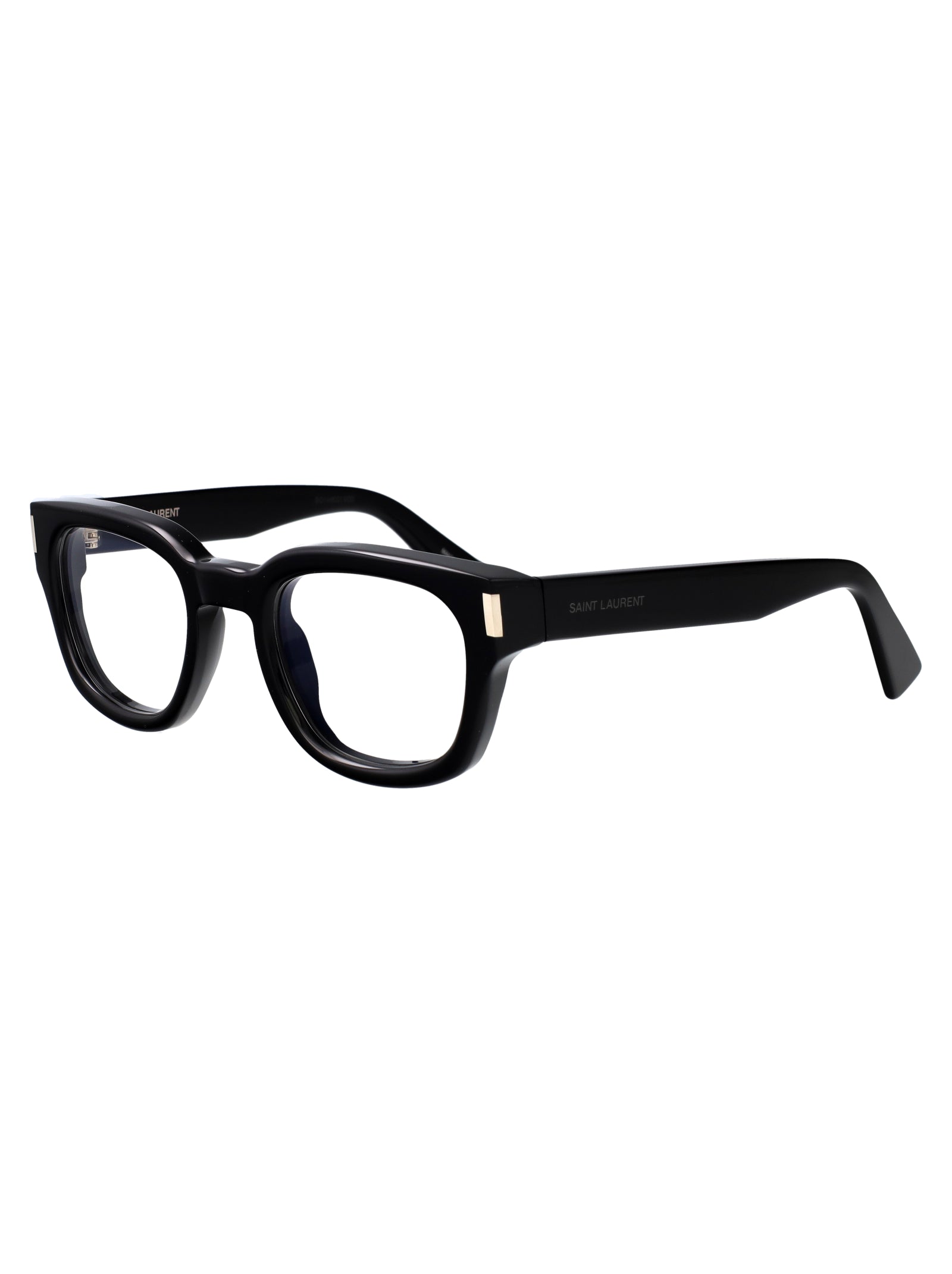 SAINT LAURENT Transparent Recycled Acetate Optical Glasses