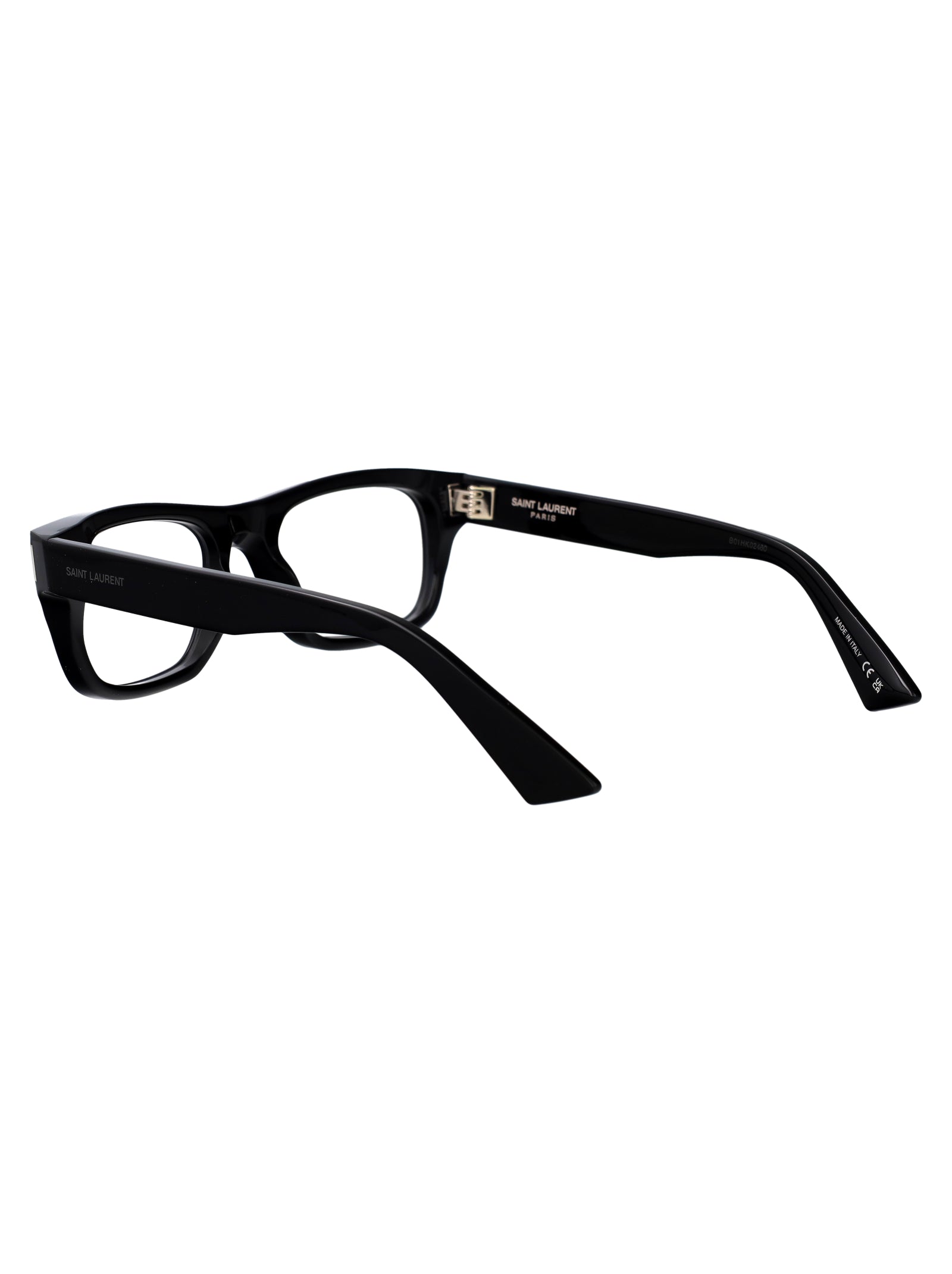 SAINT LAURENT Transparent Recycled Acetate Optical Glasses
