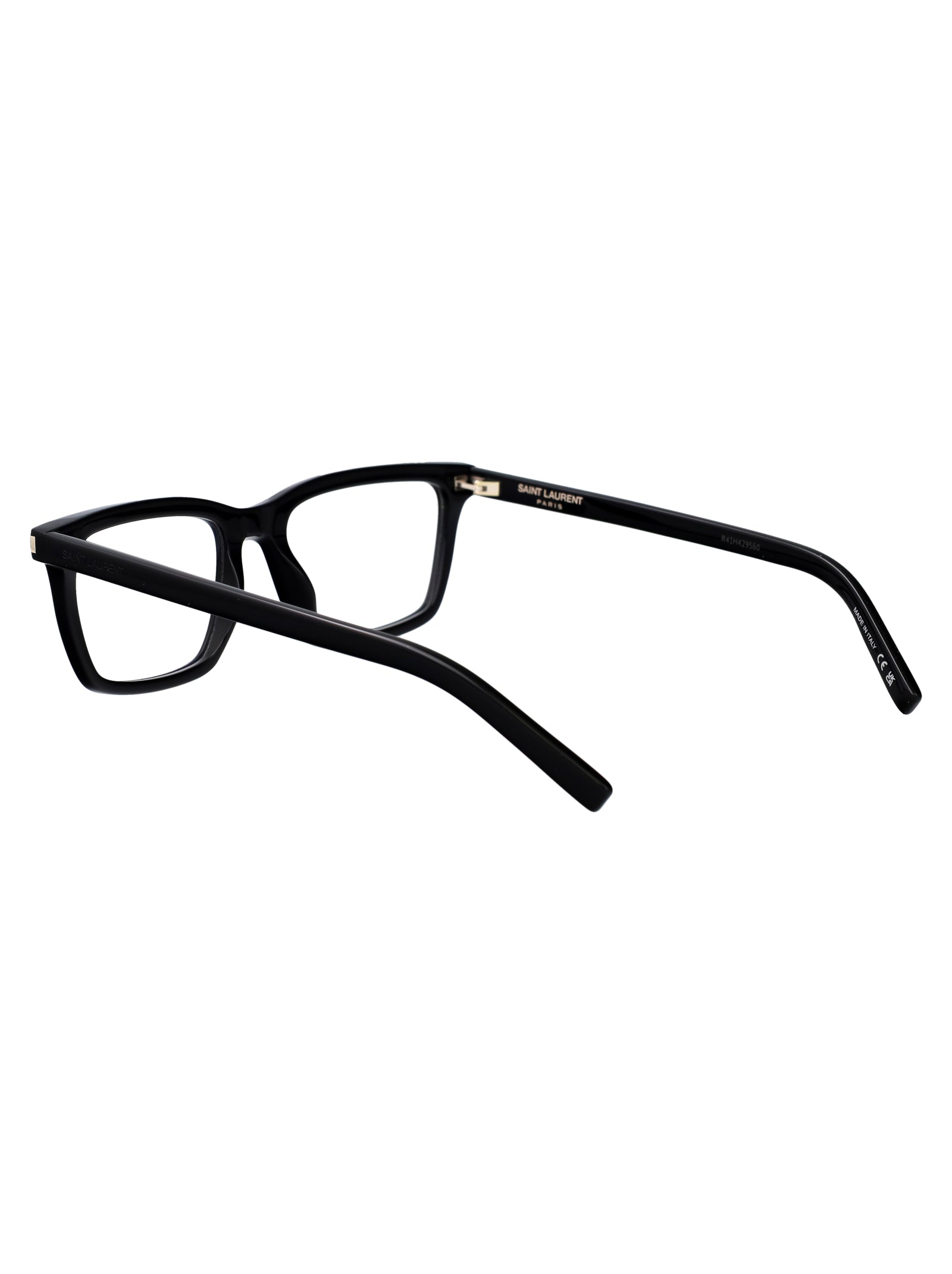 SAINT LAURENT Transparent Recycled Acetate Optical Glasses
