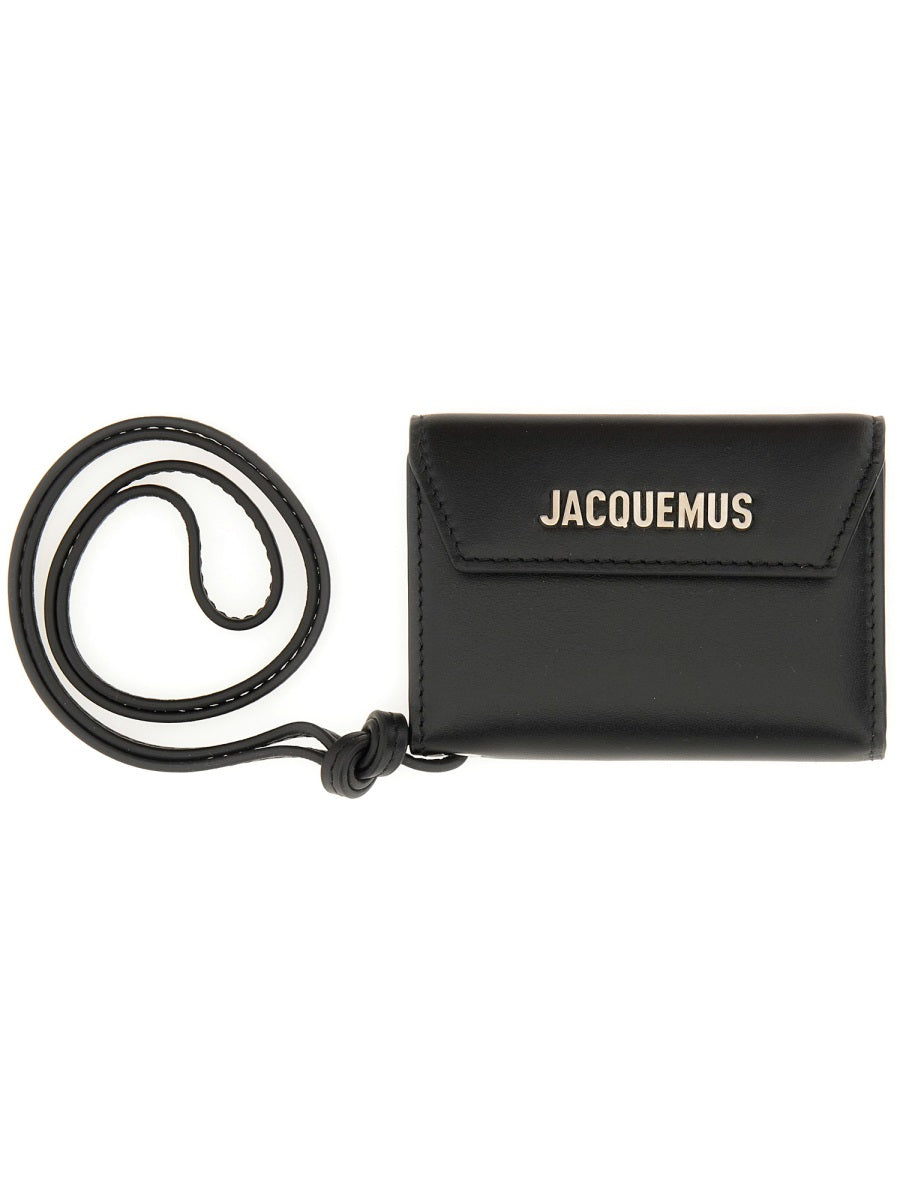 JACQUEMUS The Portfolio Mini 100% Cow Leather Wallet