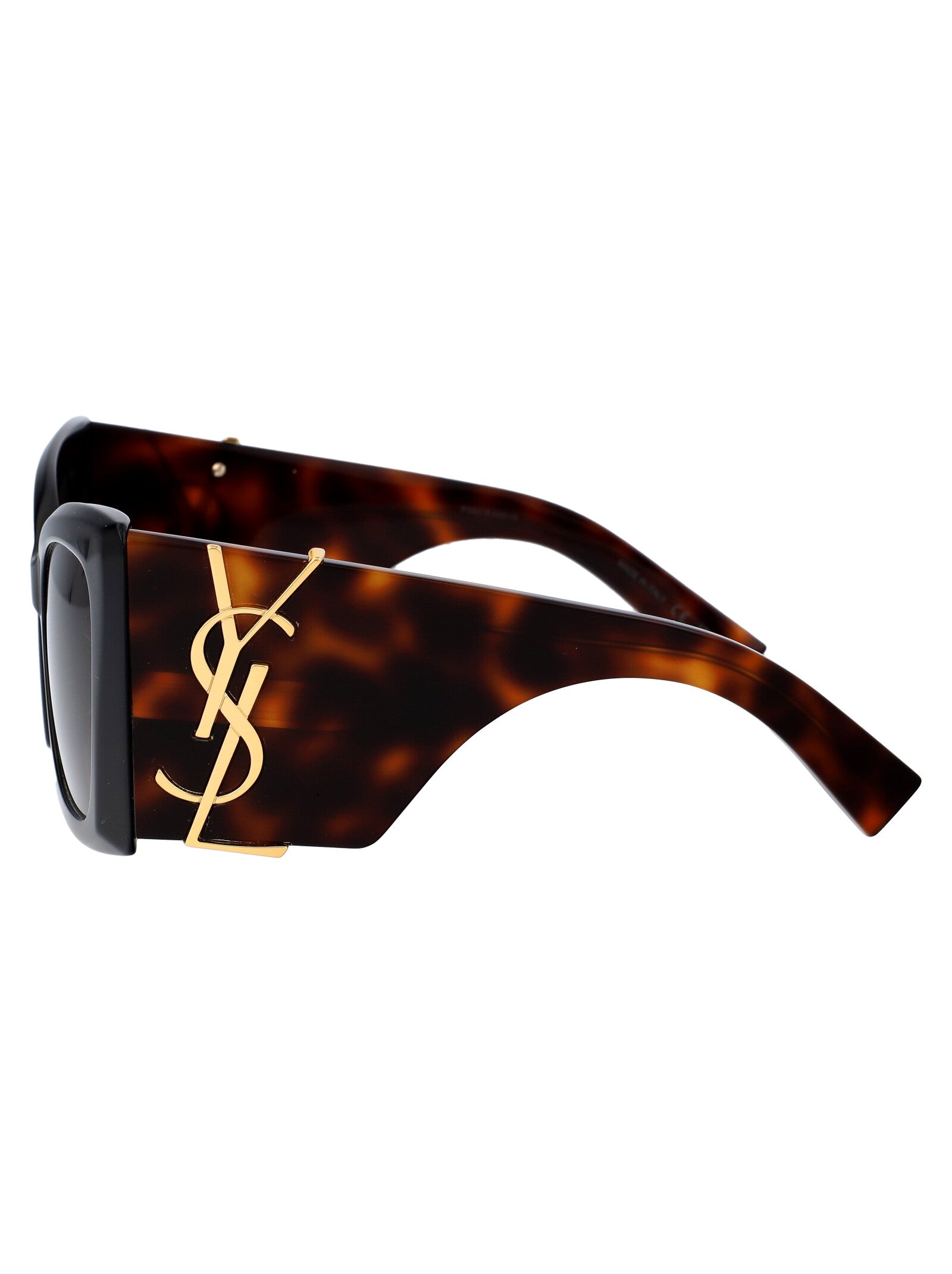 SAINT LAURENT Havana Acetate Sunglasses for Women